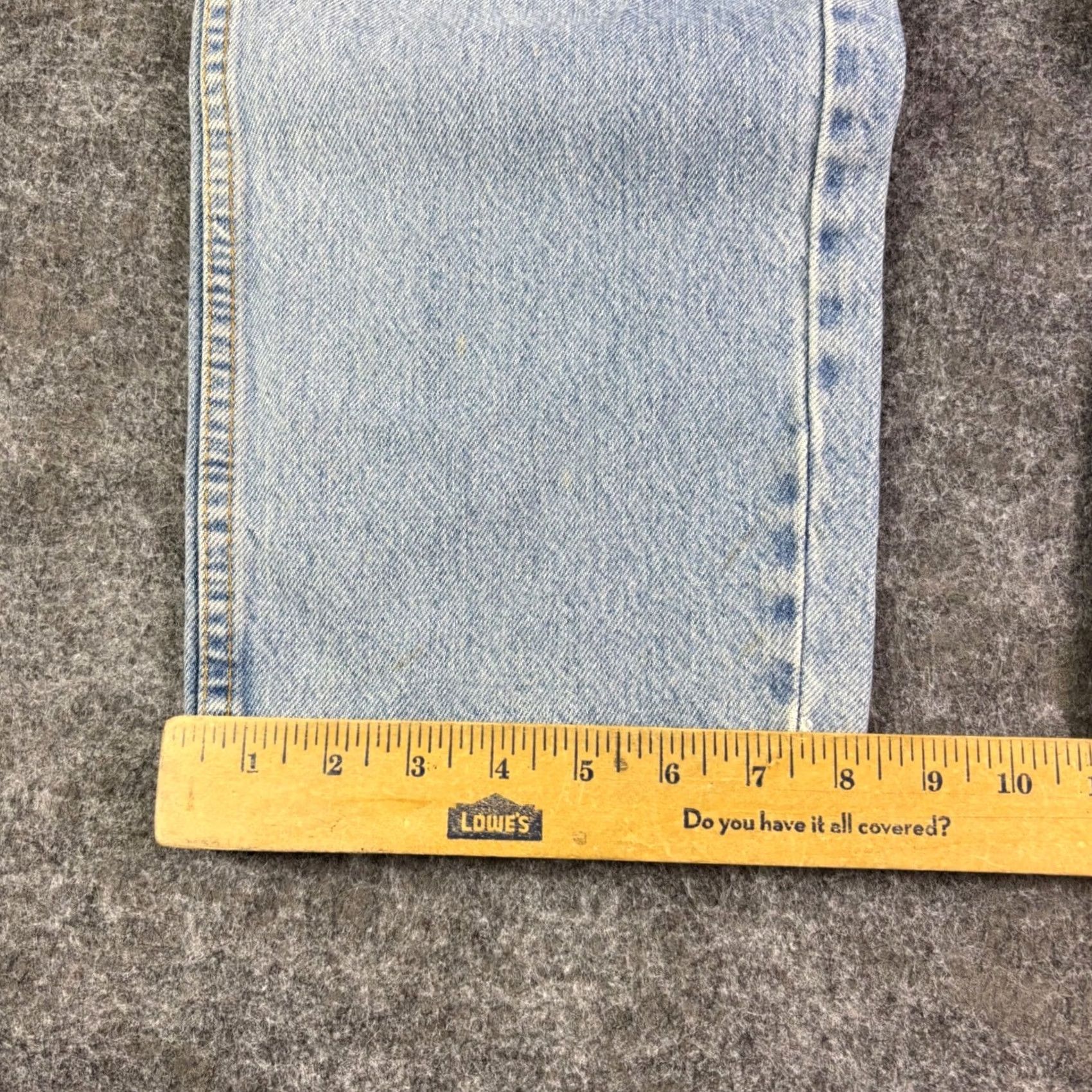Dickies Vintage Dickies Relaxed Fit Straight Leg Jeans Light Wash Denim Mens 33x29 Size US 33 - 3 Thumbnail
