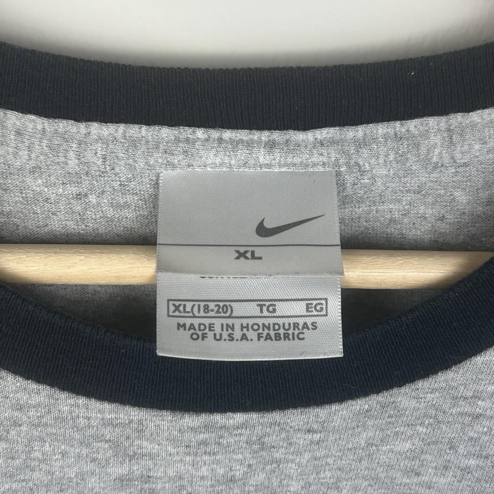 Nike Vintage 90s 2000s Y2K Nike Logo Heather Gray T Shirt Medium Size US M / EU 48-50 / 2 - 3 Thumbnail