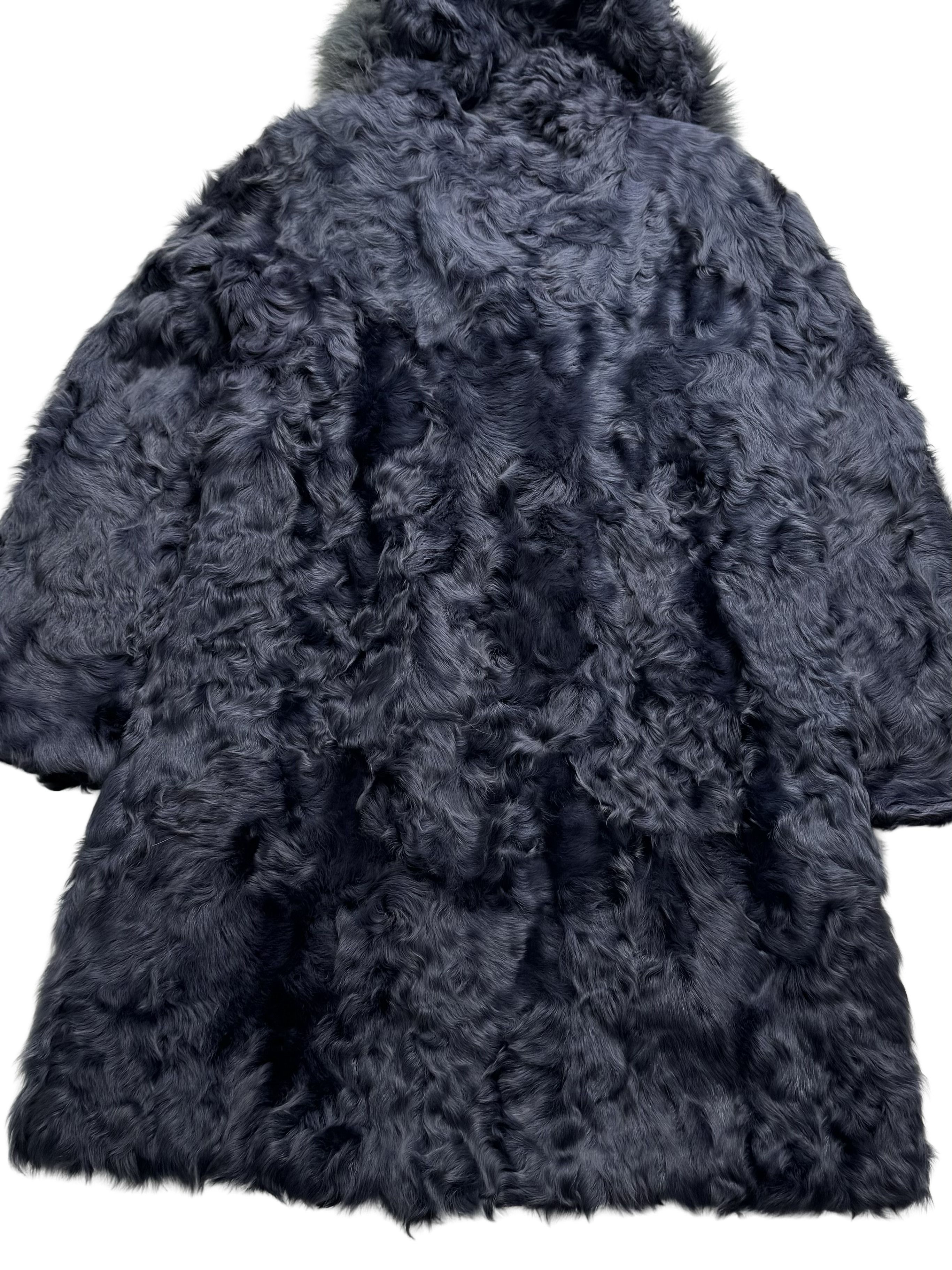 Vintage Vintage Real Fur Hooded Coat Size XL / US 12-14 / IT 48-50 - 24 Thumbnail