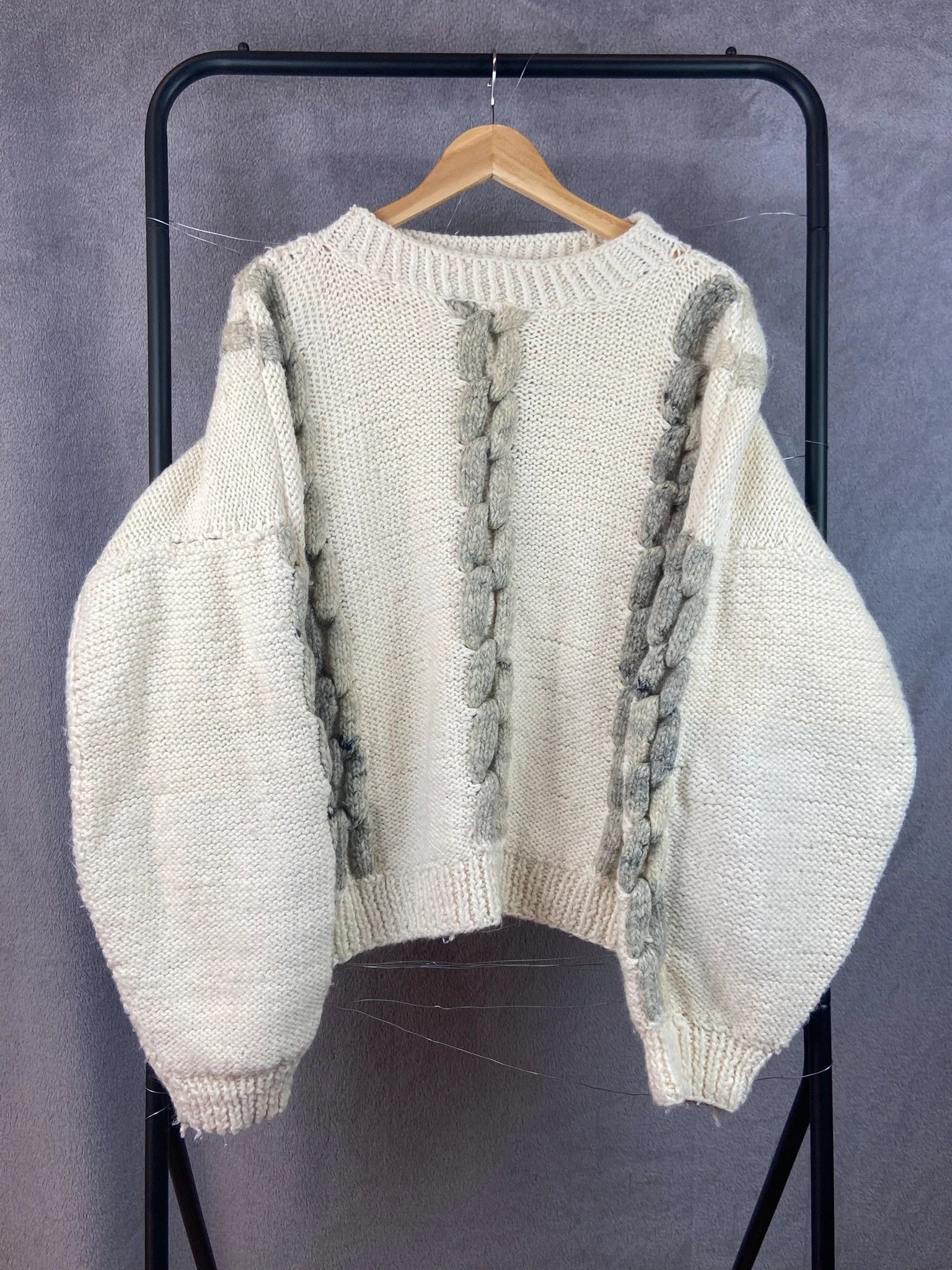 Handmade Sweater Handmade Vintage Y2K Streetwear High End Unique Knit Size US M / EU 48-50 / 2 - 1 Thumbnail