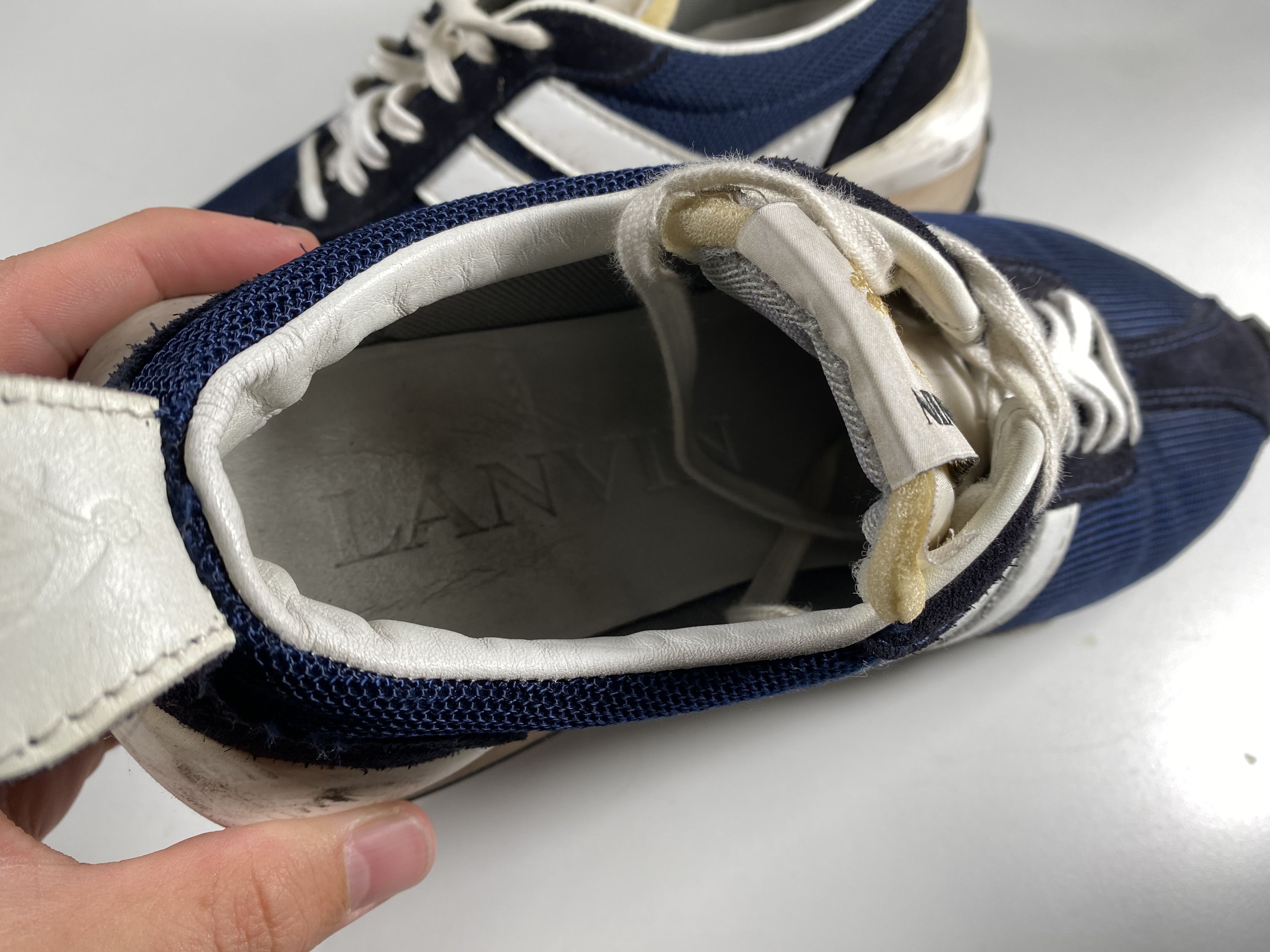 Lanvin Lanvin Mesh Bumper Sneaker "Navy Blue" Size US 6 / EU 39 - 5 Thumbnail