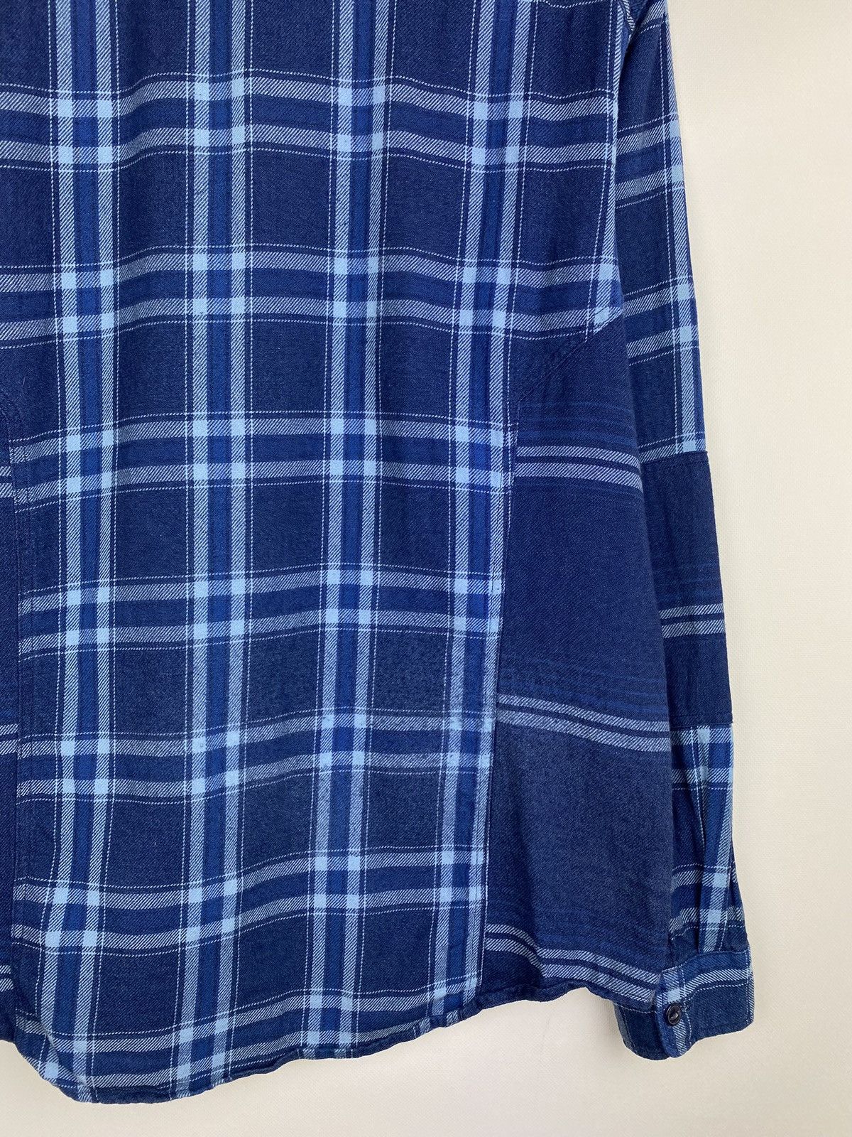 Edwin Edwin Indigo men’s long sleeve checked merge shirt size M Size US M / EU 48-50 / 2 - 21 Thumbnail