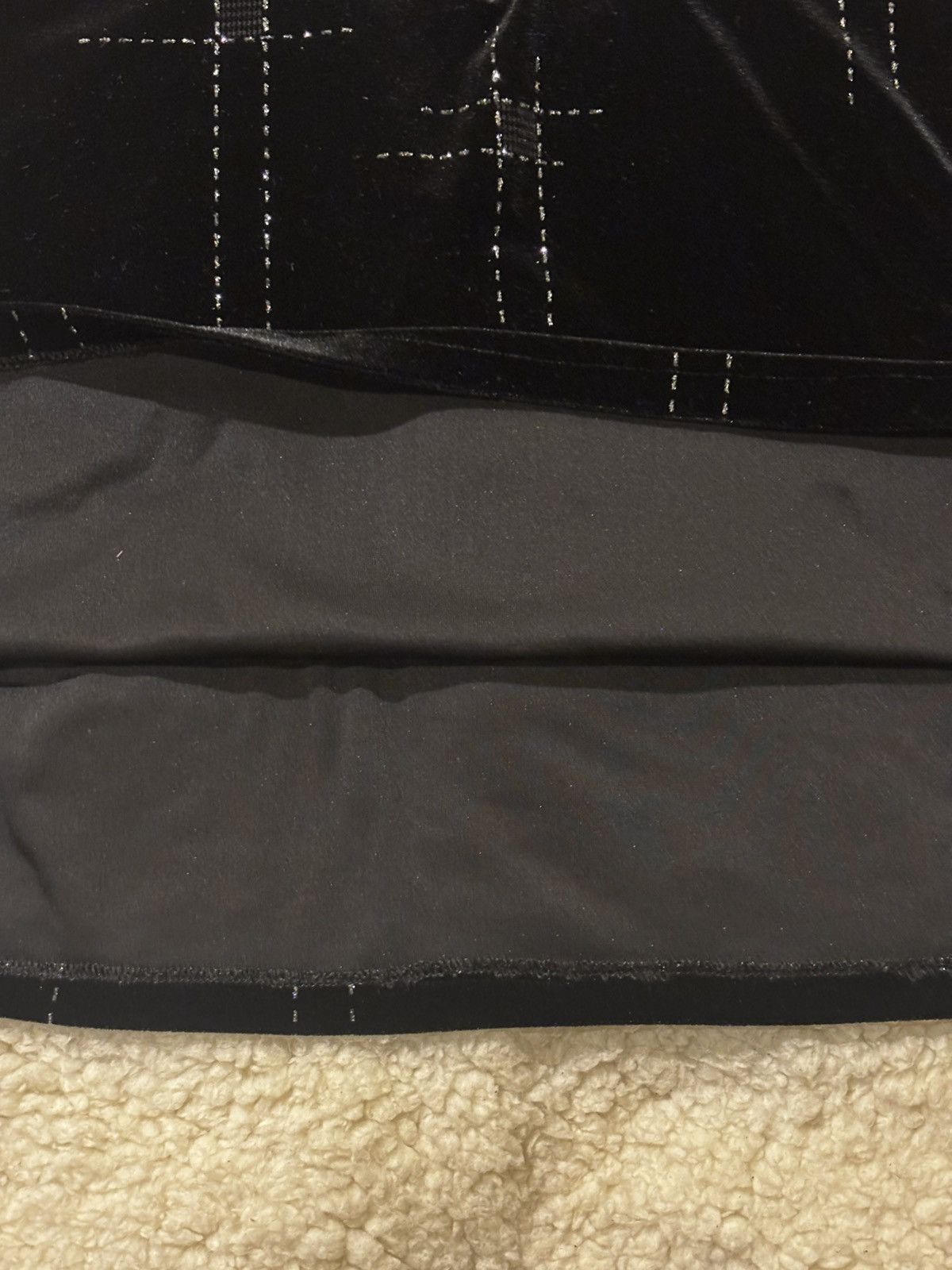 Other Women’s black velvet Top0826 Size L / US 10 / IT 46 - 4 Thumbnail