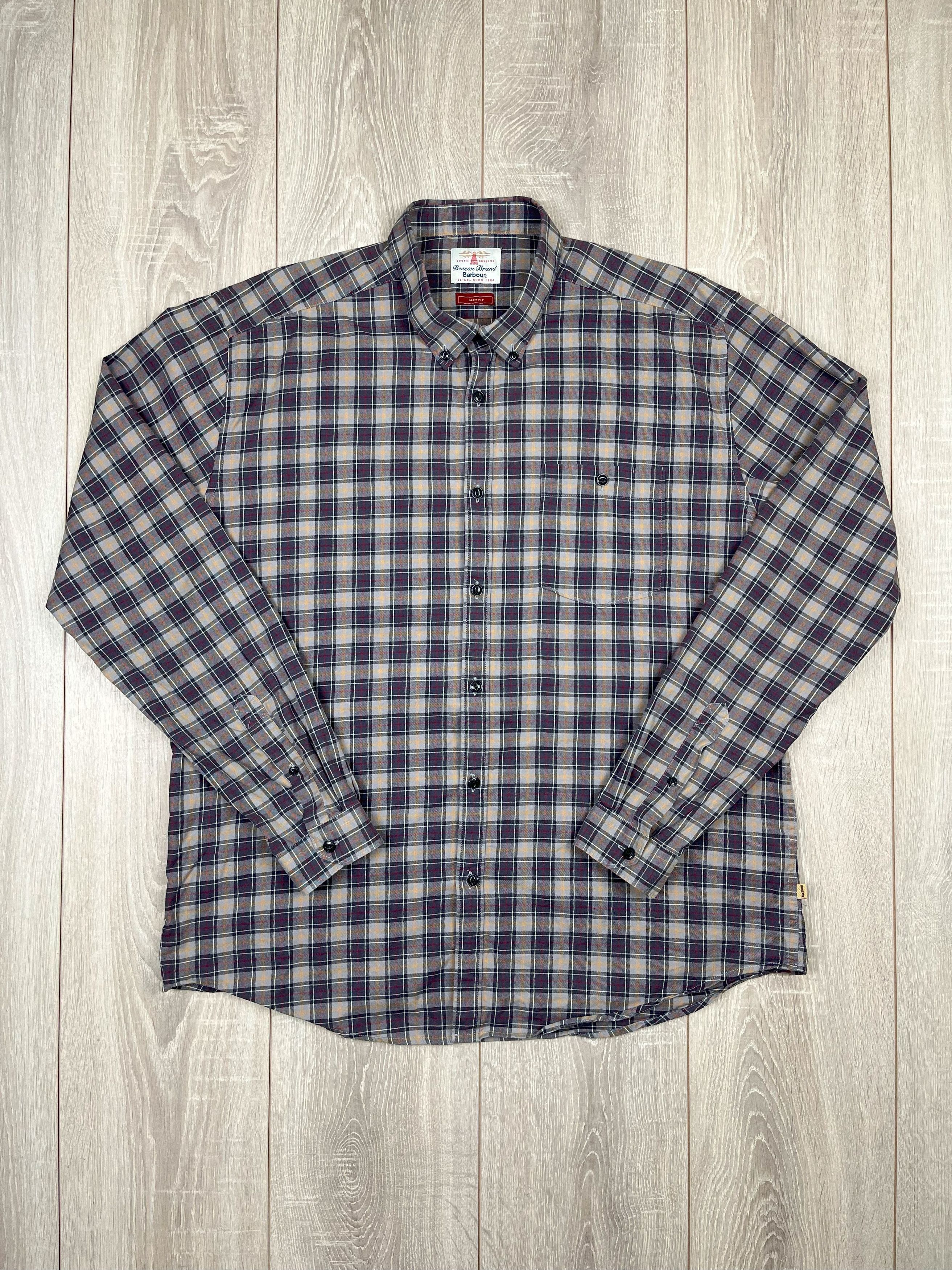 Barbour Barbour Checkered Shirt Slim Fit Size XL Size US XL / EU 56 / 4 - 1 Thumbnail