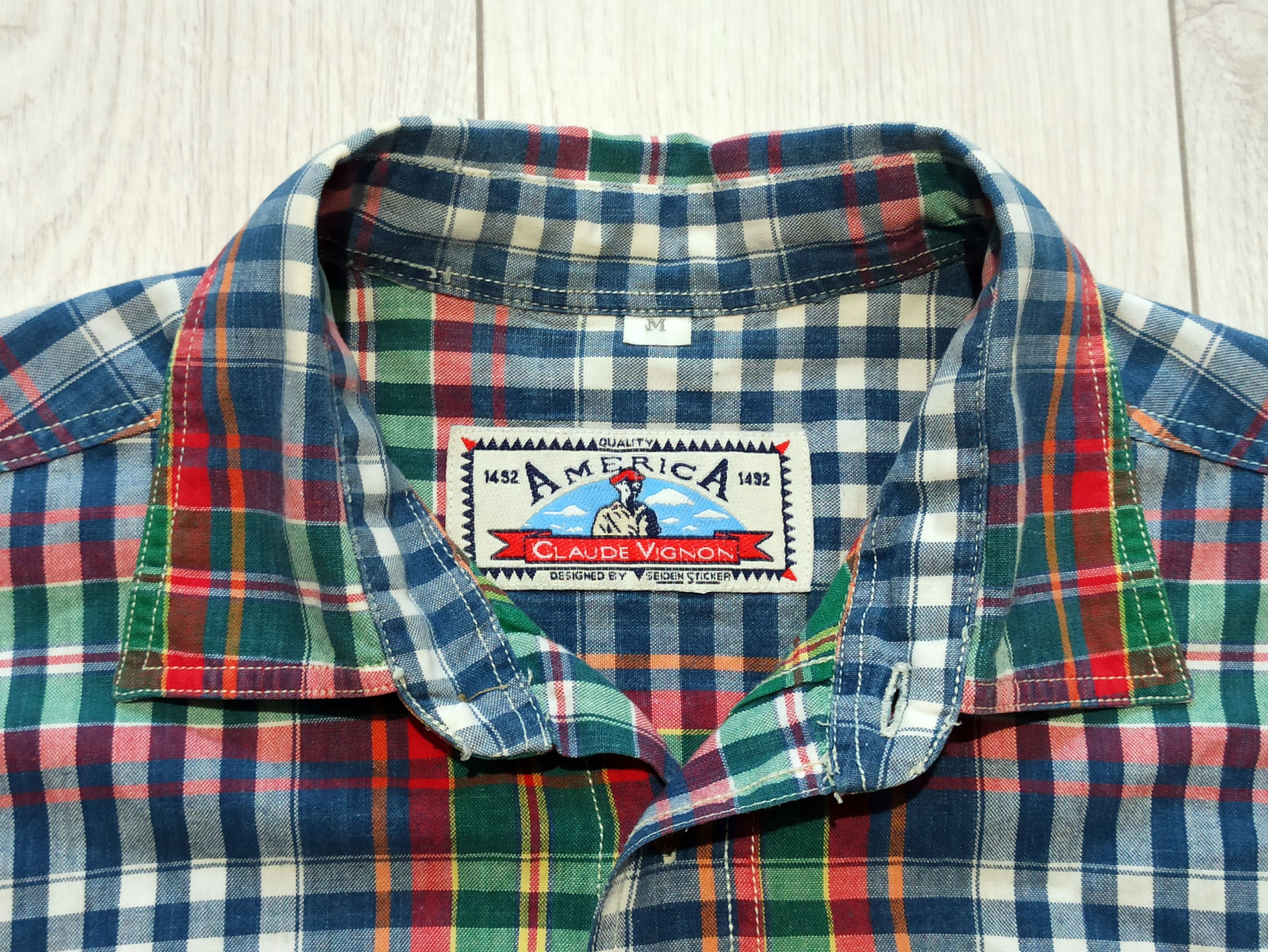 Designer × Vintage Claude Vignon America vintage shirt Size US L / EU 52-54 / 3 - 3 Thumbnail