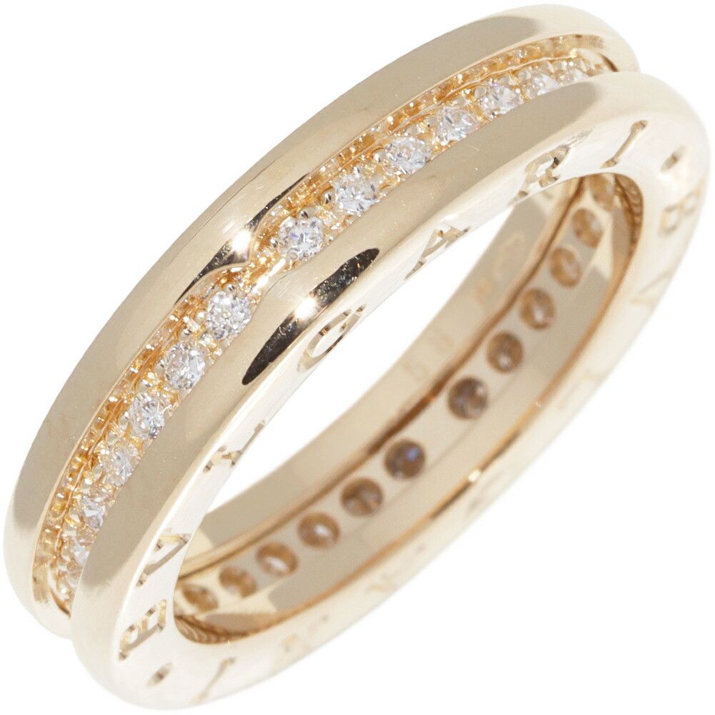 Bvlgari BVLGARI B.zero1 Au750 Diamond Ring Size 15.5 Metal Ring AN850561 DUTY FREE for USA