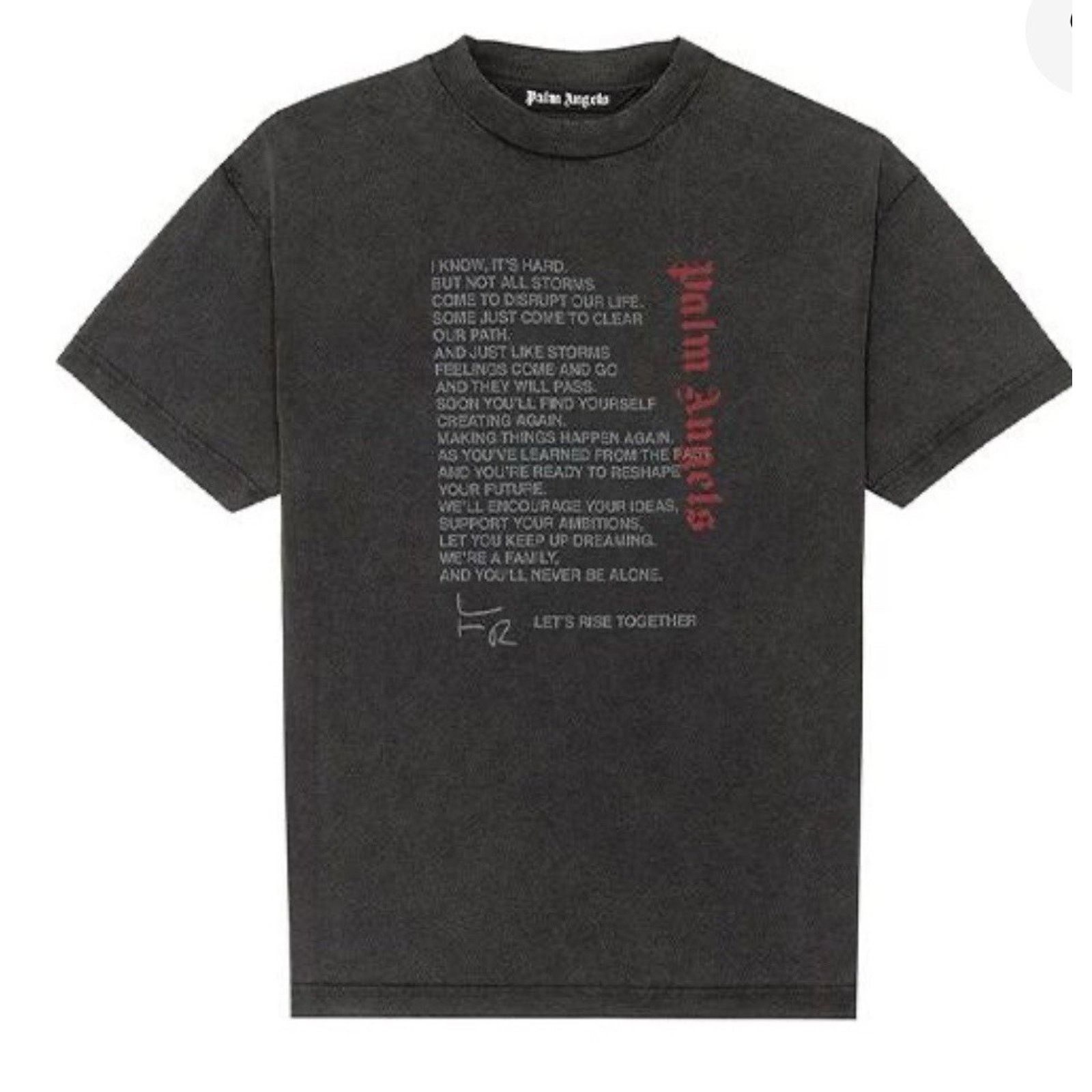 Palm Angels Men's PALM ANGELS Alphabet Printing Washed Short Sleeve Size US S / EU 44-46 / 1 - 1 Thumbnail