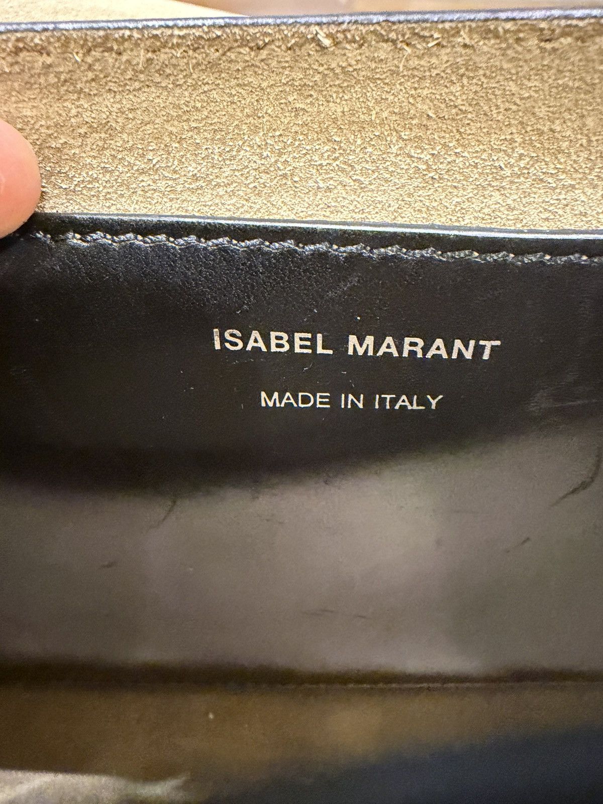 Isabel Marant Isabel Marant Black Leather Calibar Silver Studded Bag Size ONE SIZE - 6 Thumbnail