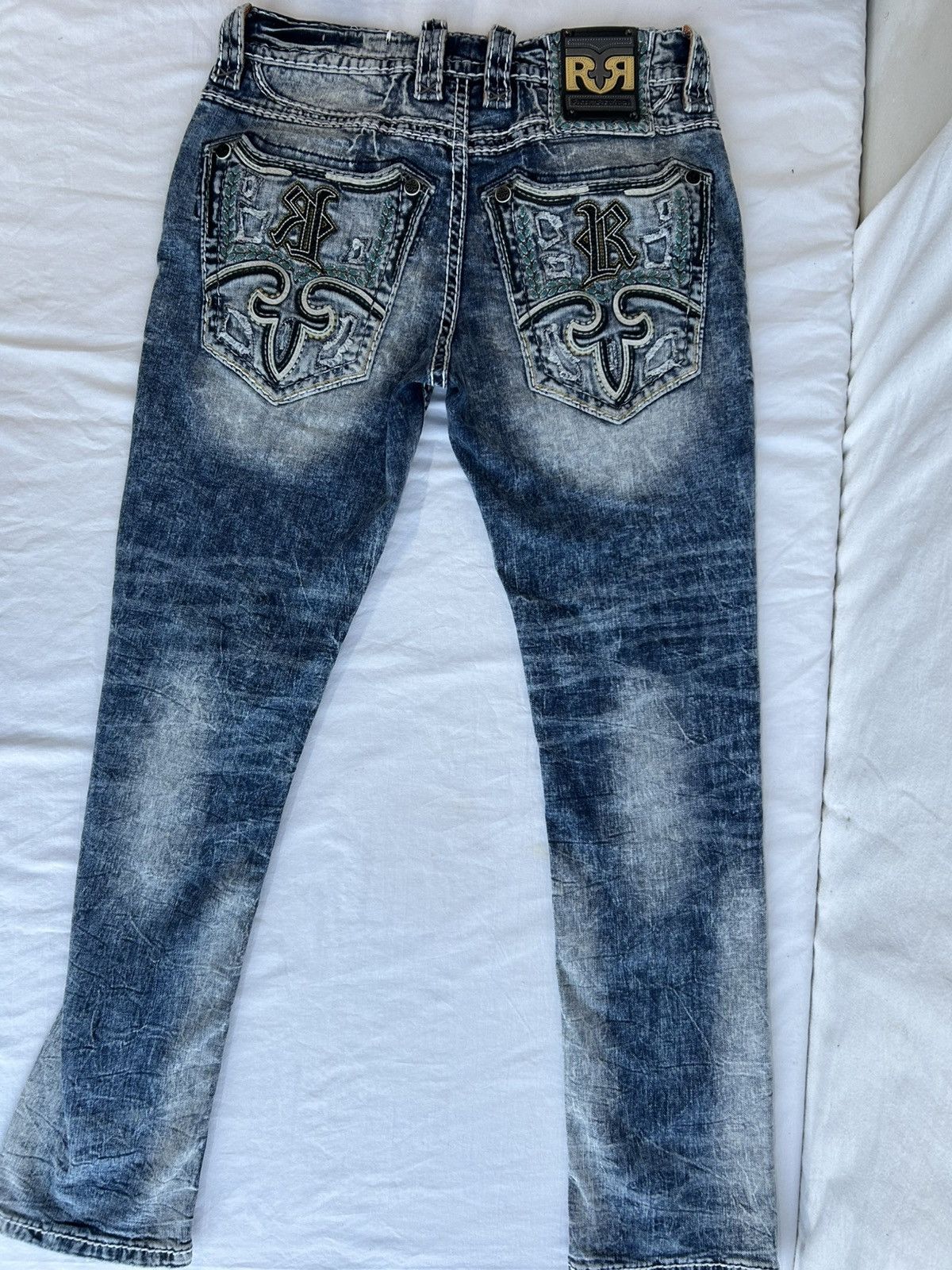 Rock Revival Rock Revival Slim Straight Jeans Size US 31 - 2 Thumbnail