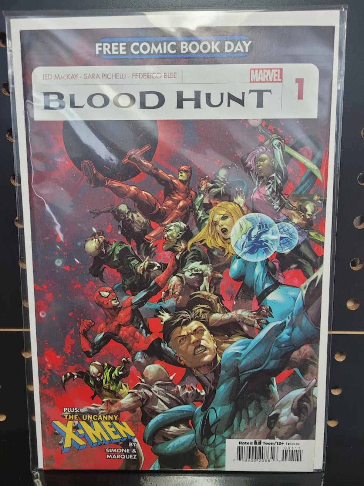 Marvel Comics Marvel Blood Hunt Lot: FCBD X-Men #1 & Diaries Preview NM Size ONE SIZE - 2 Thumbnail