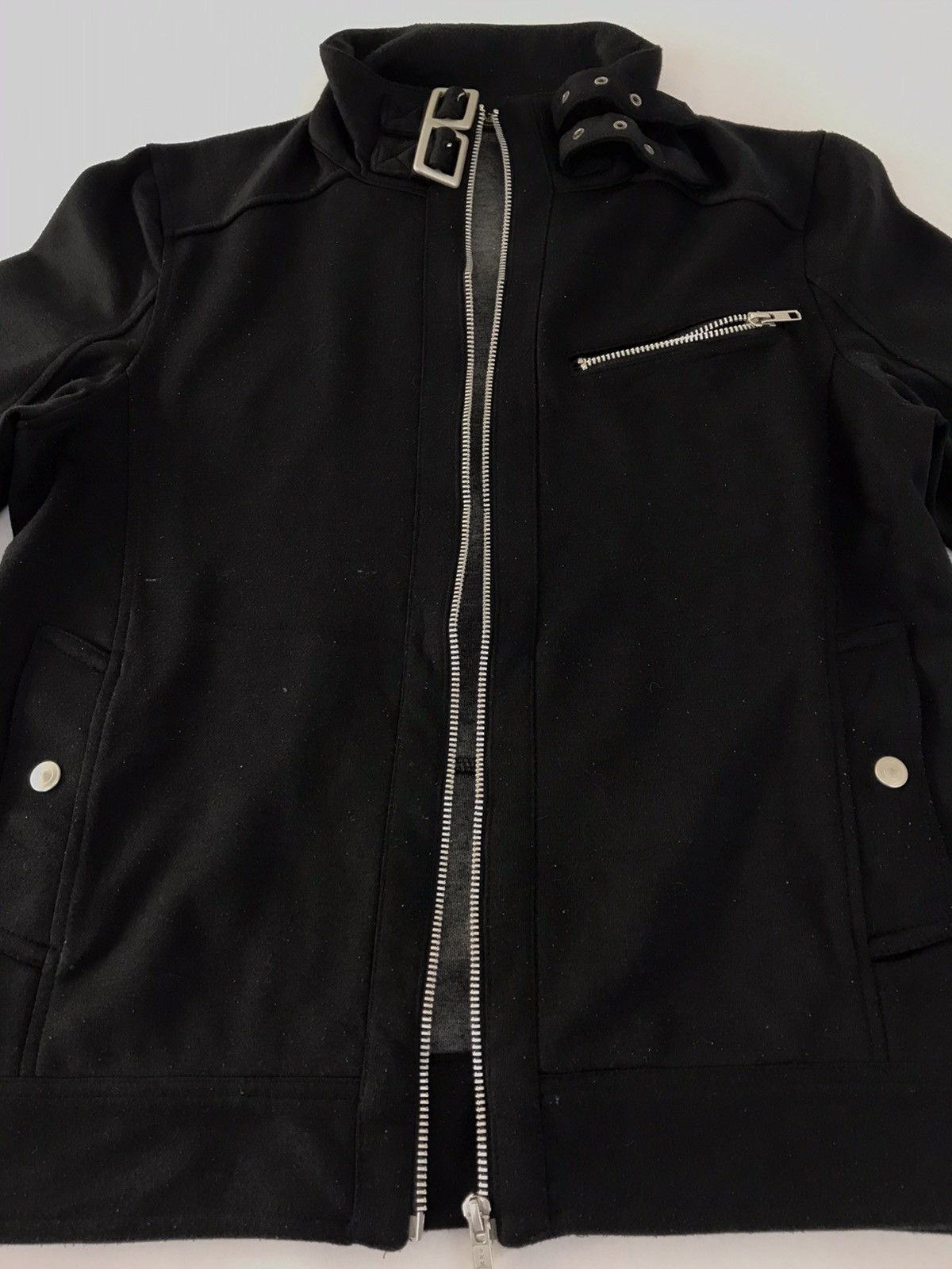 Vintage 90s Von Dutch Punk Jacket Full Button Black Design Size US L / EU 52-54 / 3 - 5 Thumbnail