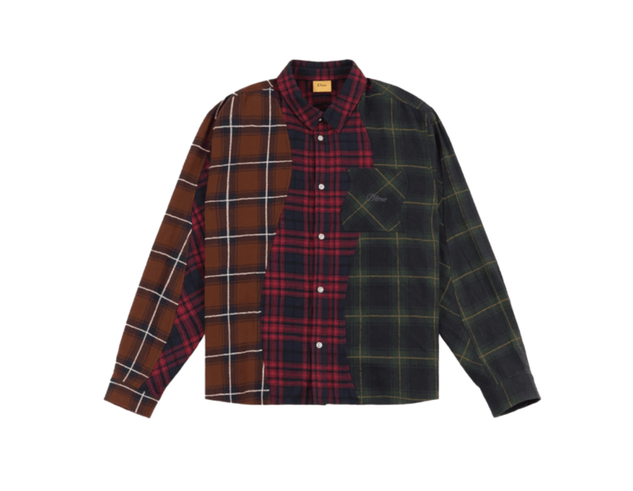 Dime Dime Triple Plaid Shirt Multi • L Size US L / EU 52-54 / 3 - 1 Thumbnail