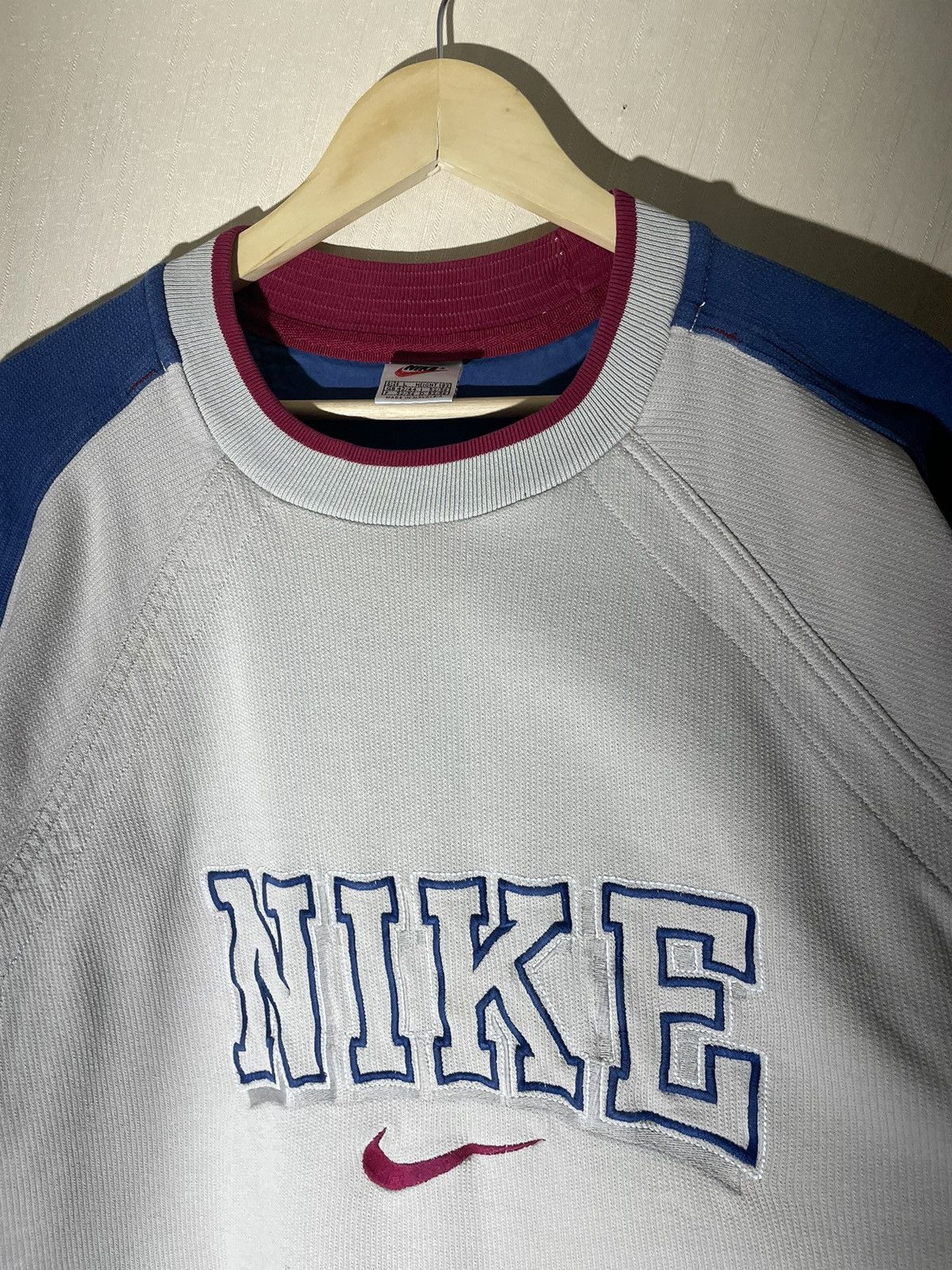 Nike × Vintage Nike vintage rare sweatshirt 90s Size US L / EU 52-54 / 3 - 6 Thumbnail
