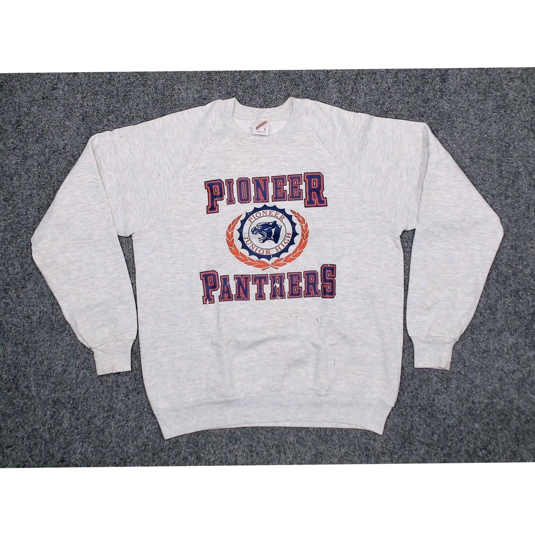 Jerzees VINTAGE 80s Sweatshirt Paint Splatter Oversized Grunge Jerzees Womens XL Size XL / US 12-14 / IT 48-50 - 3 Thumbnail