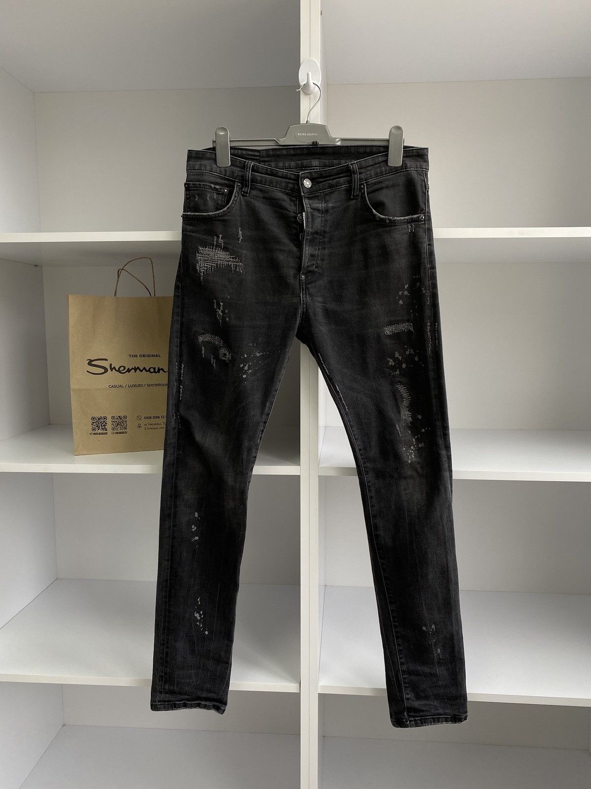 Vintage Black Pants Dsquared2 52 Size(IT)