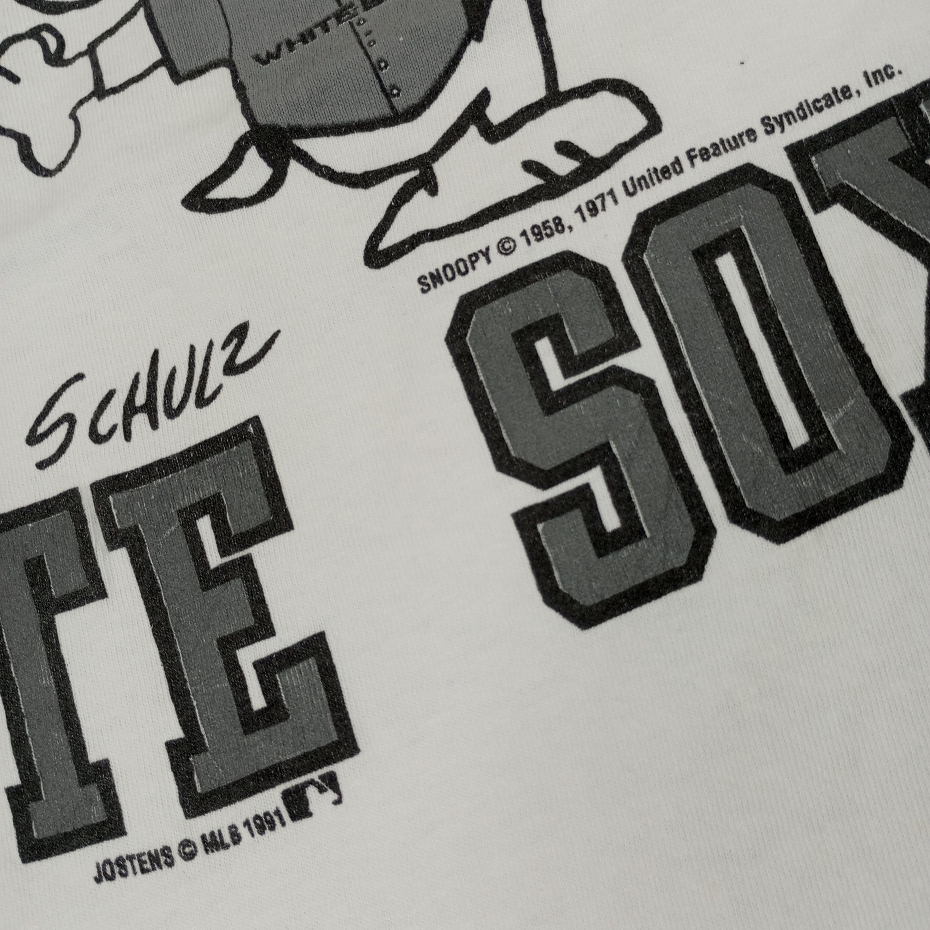 MLB × Vintage MLB White Sox X Snoopy Vintage Tshirt Baseball Team Size US M / EU 48-50 / 2 - 12 Thumbnail