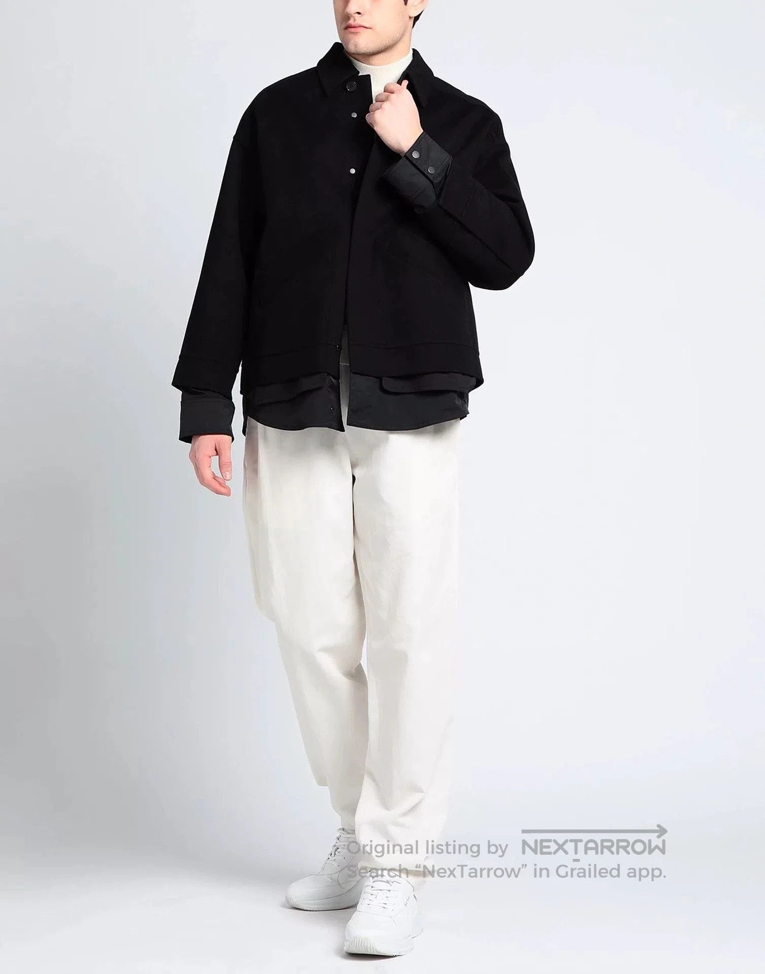Valentino valentino oversized wool cashmere jacket. Size US L / EU 52-54 / 3 - 1 Thumbnail