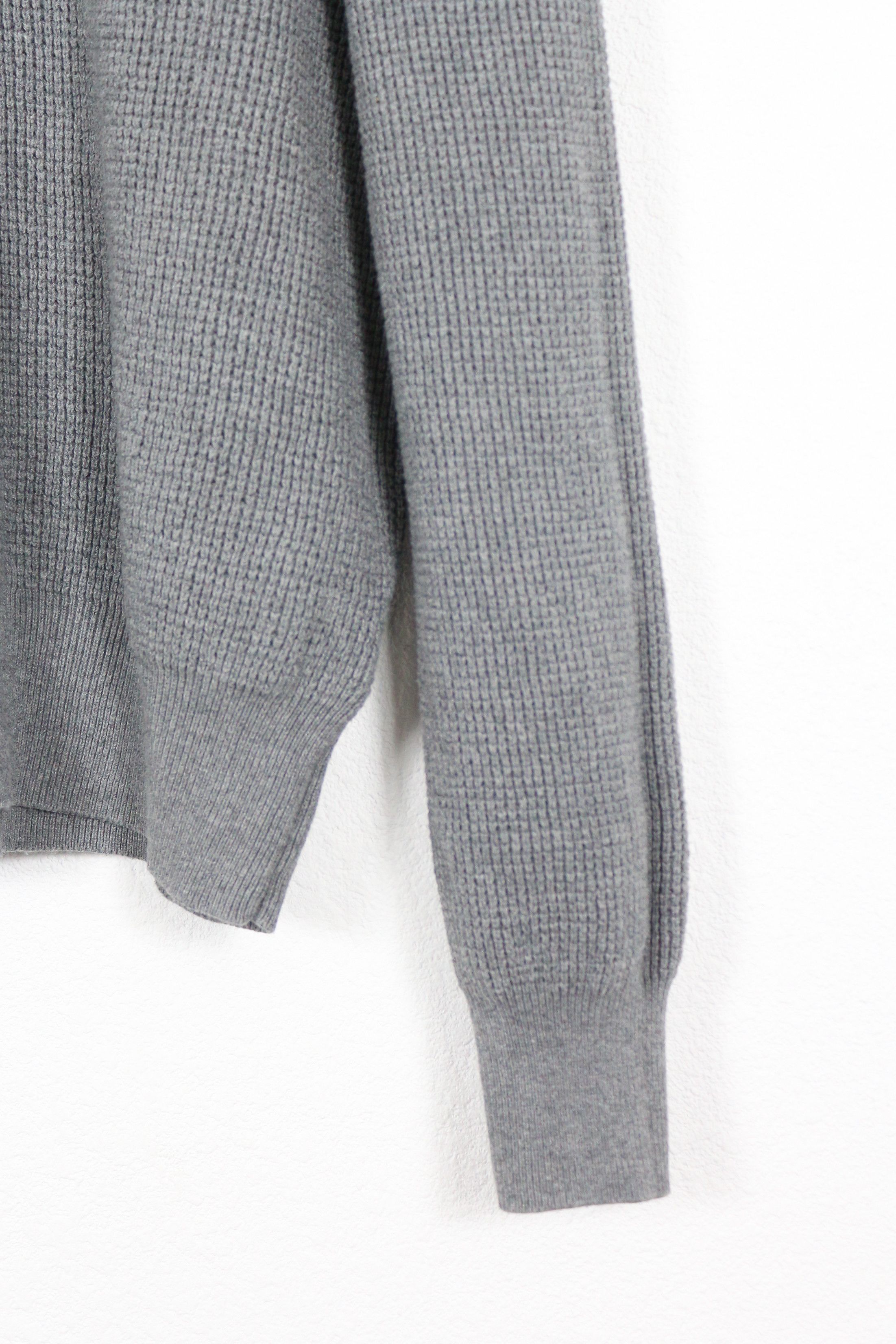 Allsaints × Japanese Brand Allsaints RIAS Logo Waffle Sweater Jumper Avant Garde Y2K Size US XL / EU 56 / 4 - 4 Thumbnail