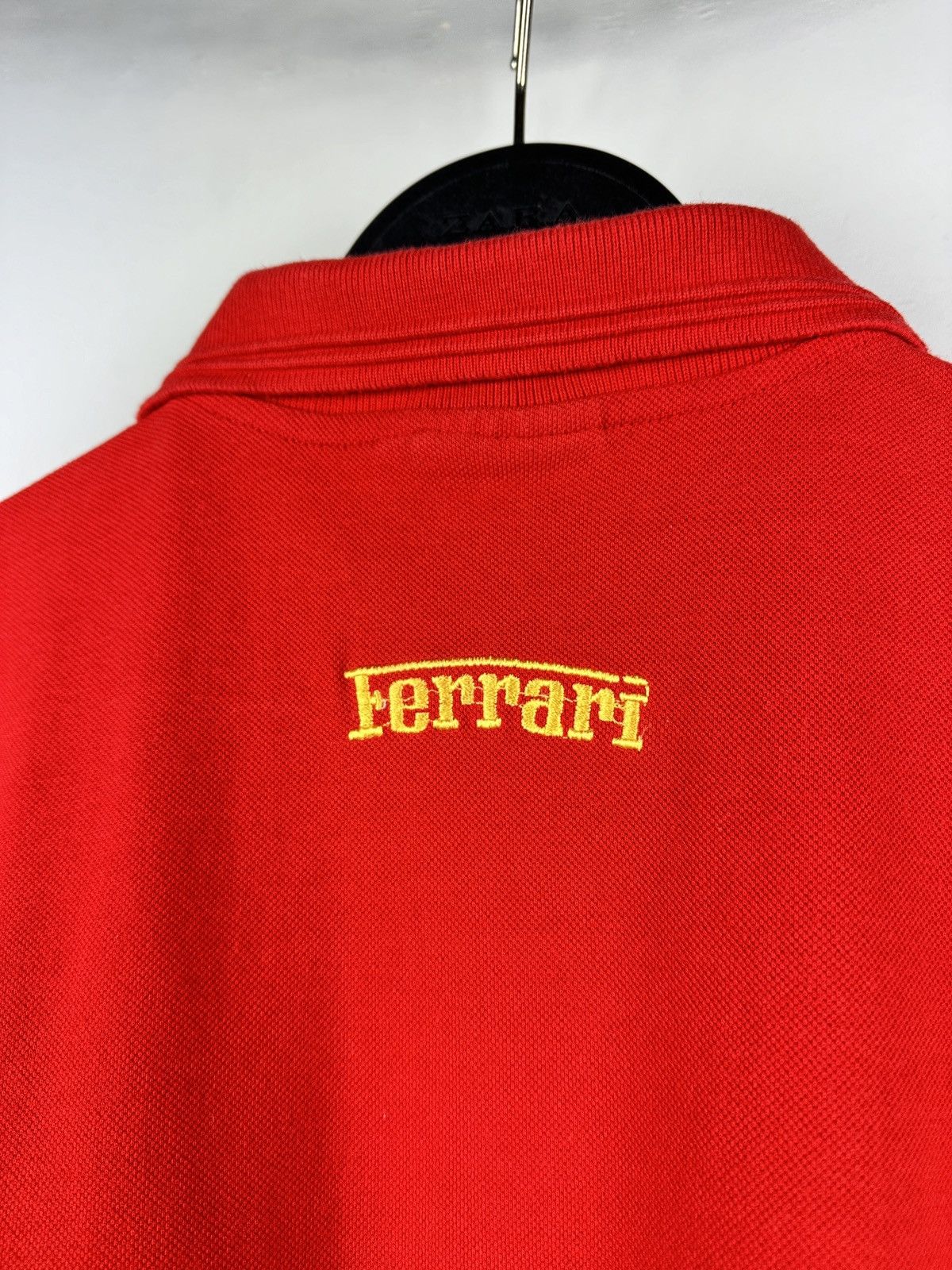 Ferrari × Vintage Vintage 90’s Ferrari Michael Schumacher Racing Polo T-shirt Size US M / EU 48-50 / 2 - 12 Thumbnail