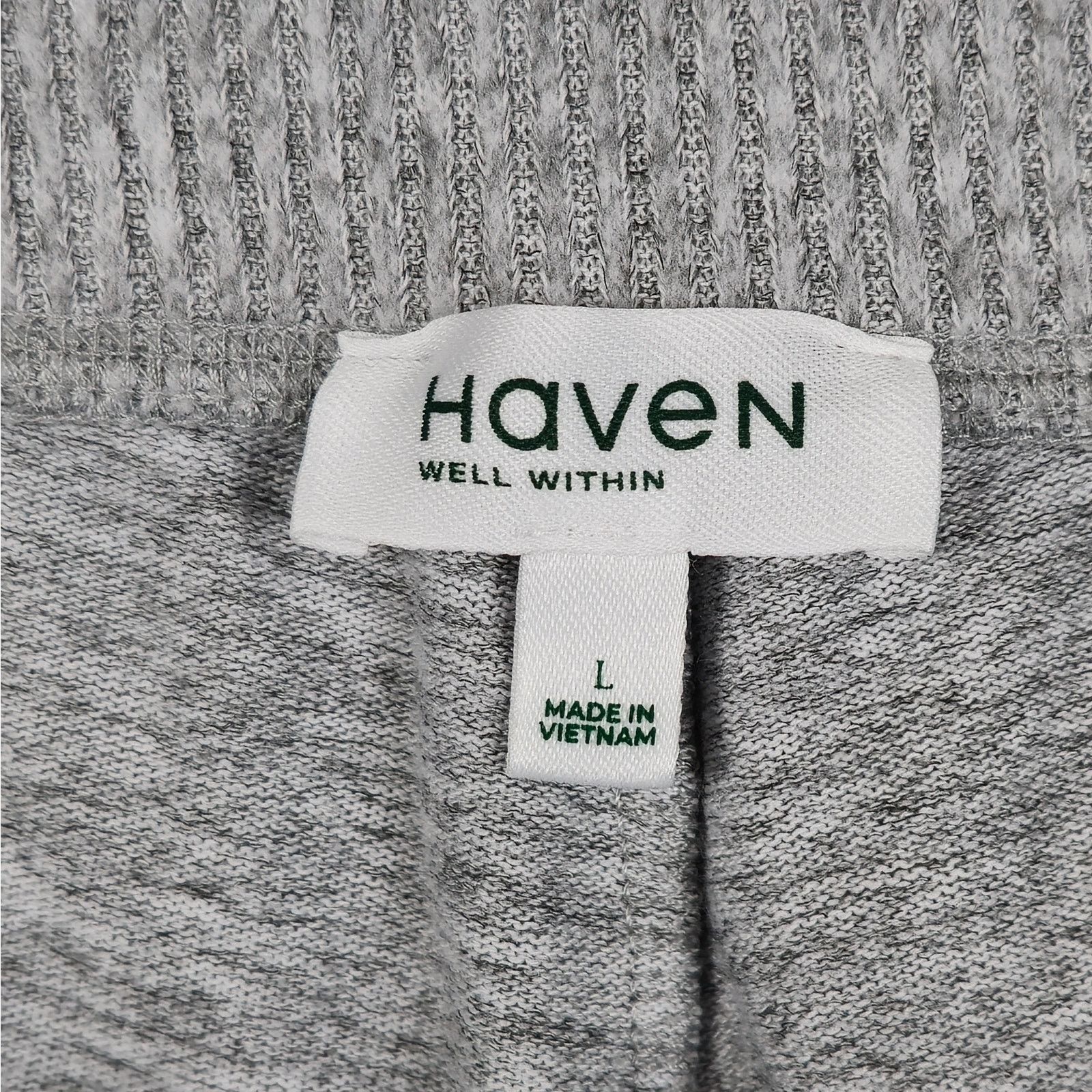 Haven Haven Large Heather Gray Lounge Jogger Pants with Pockets Size 28" / US 6 / IT 42 - 8 Thumbnail