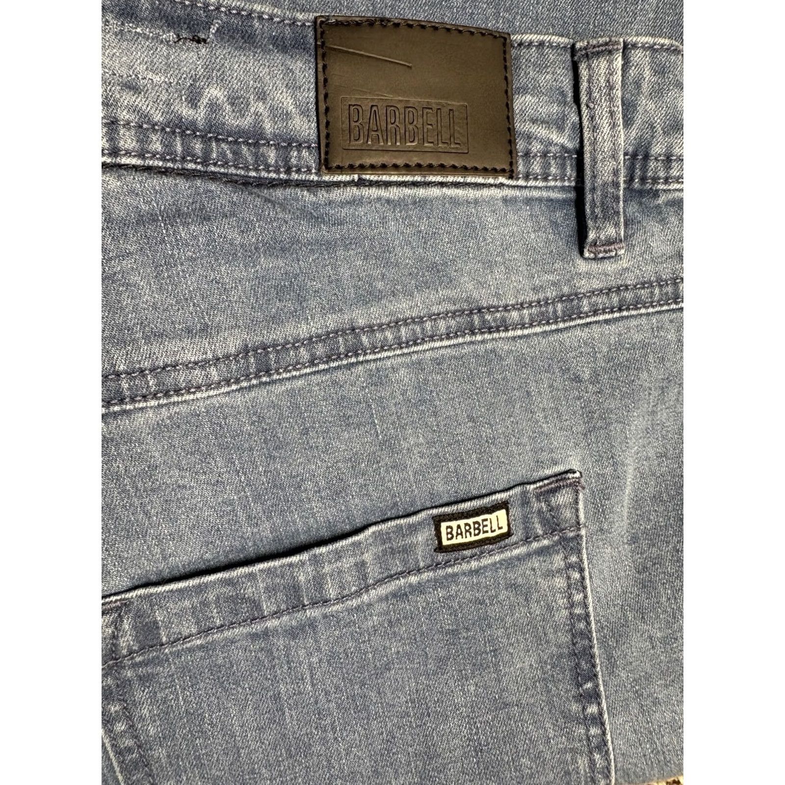 Vintage Barbell Apparel Jeans Mens 36x36 Blue Slim Athletic Fit Denim Stackable Jeans Barbell Apparel Men Denim 36 Inseam 36 Bootcut Athletic Fit Blue Size US 36 / EU 52 - 3 Thumbnail