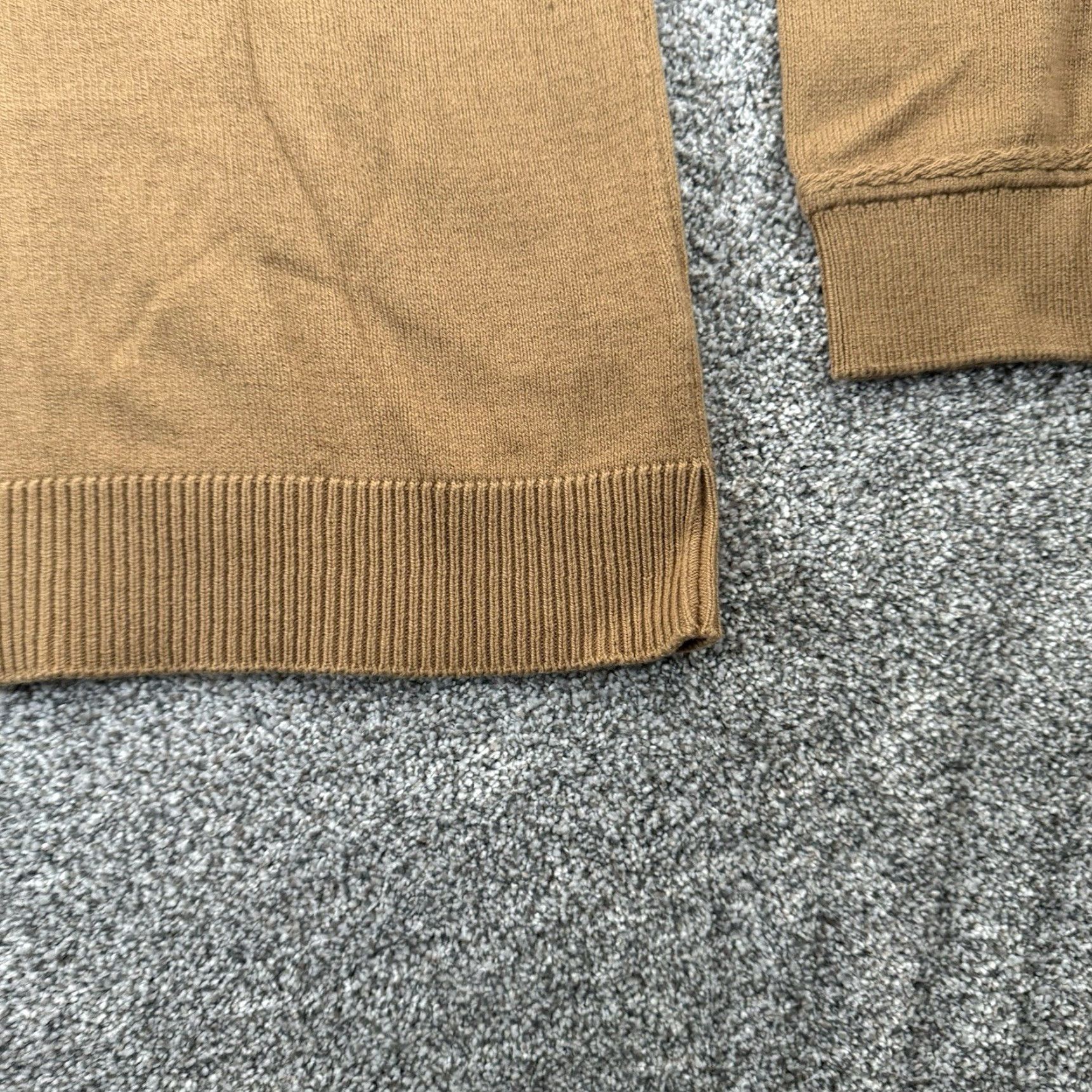 Tommy Hilfiger Tommy Hilfiger Sweater Womens XL Relaxed Fit Mockneck Academia Preppy Tan Size XL / US 12-14 / IT 48-50 - 3 Thumbnail