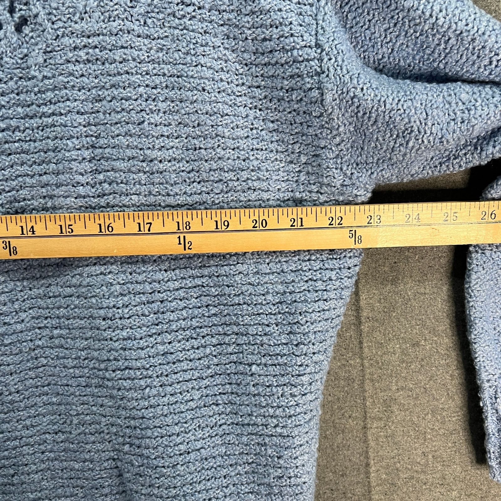 Other Encore by Idina Menzel Boucle Bateau Open Stitch Sweater Size XL / US 12-14 / IT 48-50 - 7 Thumbnail