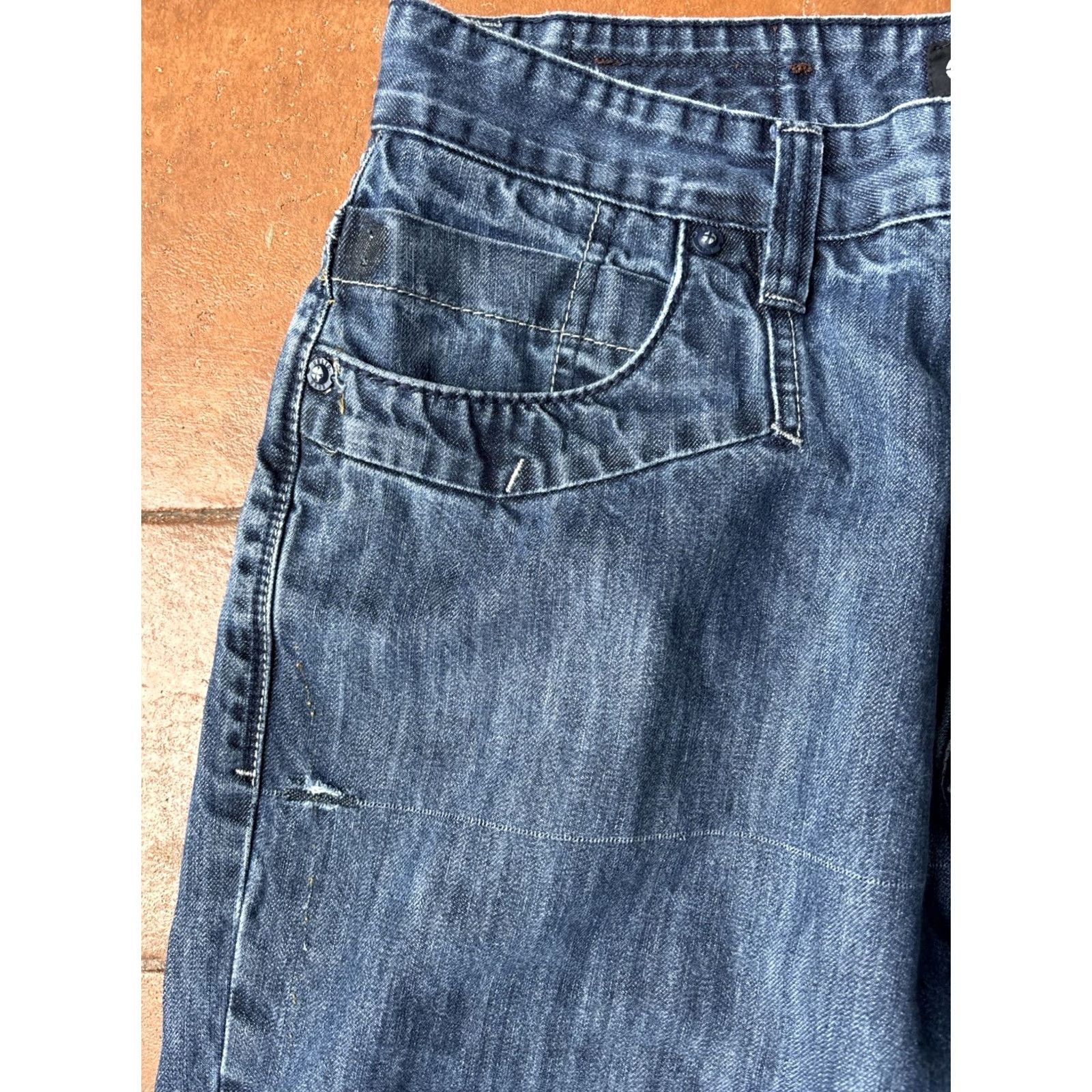 Ecko Unltd. VINTAGE Ecko Unltd Baggy Fit Jeans 36 Mens Denim Blue Grunge Hip Hop Y2K Wide-Leg 30 In Inseam Size US 36 / EU 52 - 4 Thumbnail