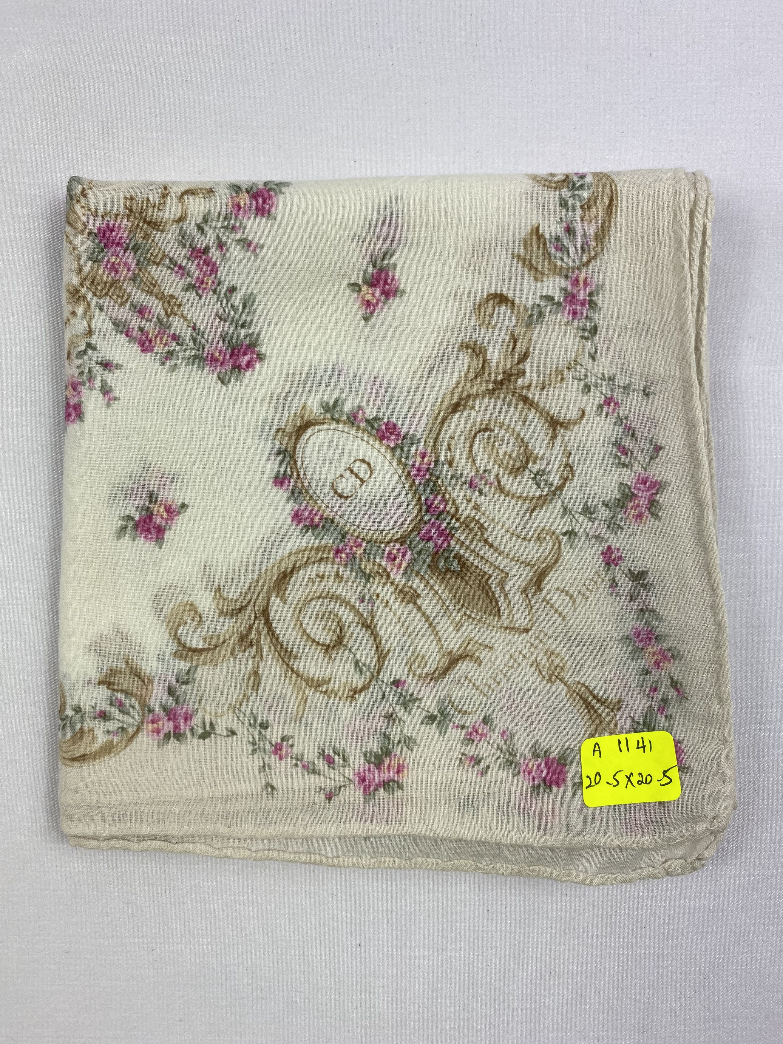 Vintage Christian Dior Handkerchief / Bandana / Neckerchief A1141 Size ONE SIZE - 6 Thumbnail