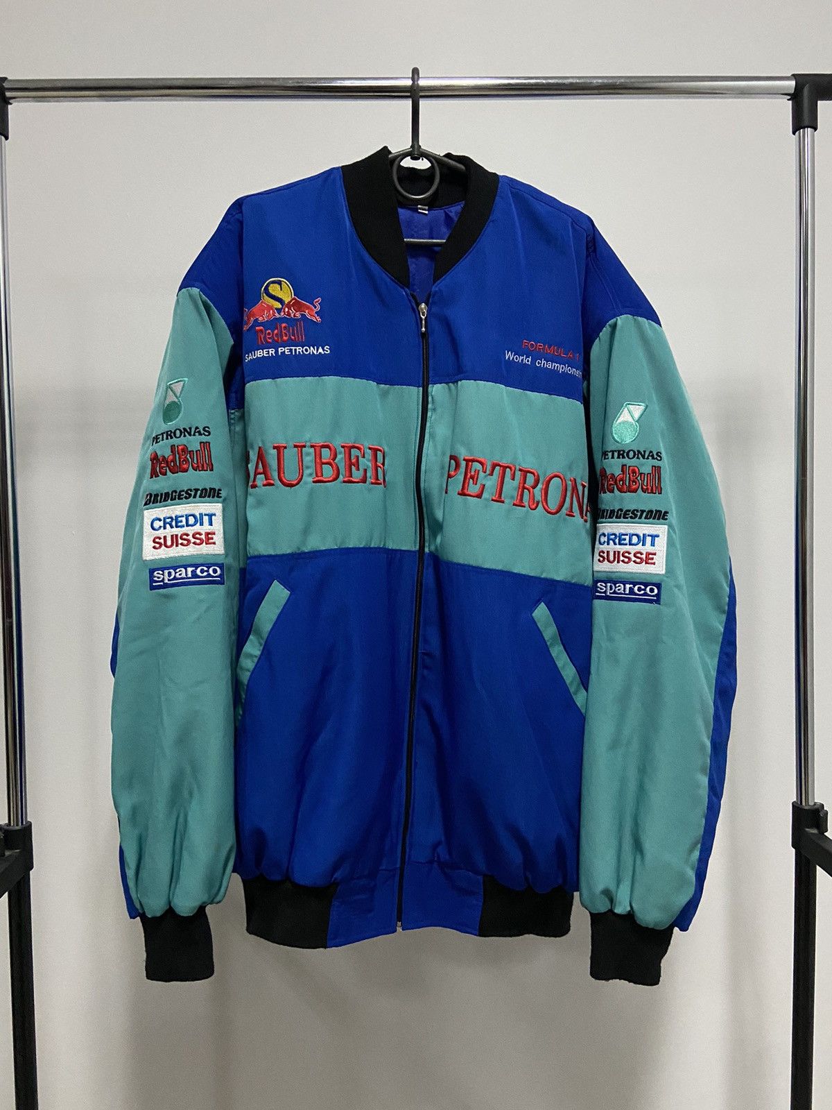 Red Bull × Vintage Red bull sauber Petronas big logo racing jacket vintage Size US XXL / EU 58 / 5 - 1 Thumbnail