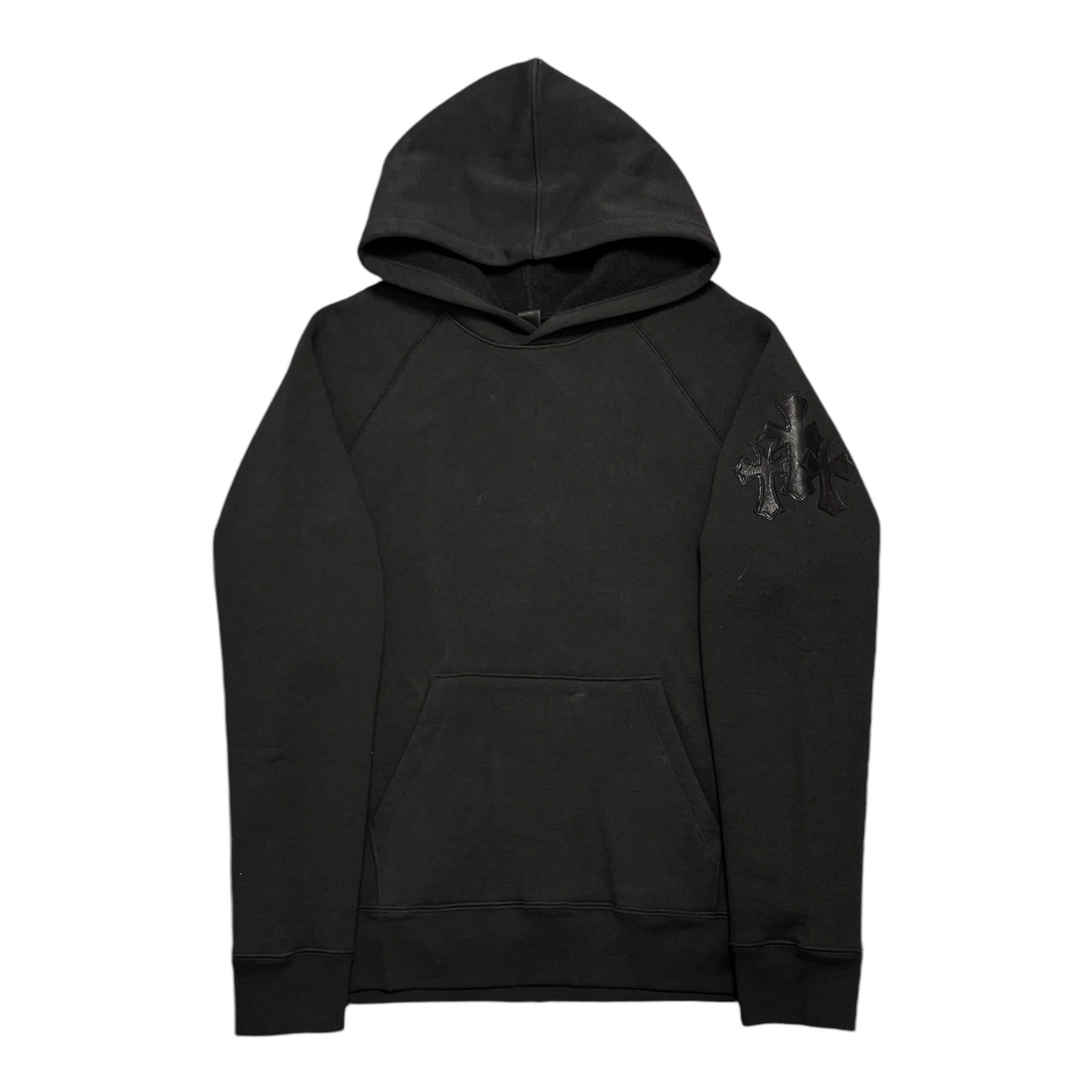 クロムハーツ パーカー Chrome Hearts Cemetery Hoodie Black Chrome Hearts Cemetery Cross Tire Tracks Hoodie Black | Parallel