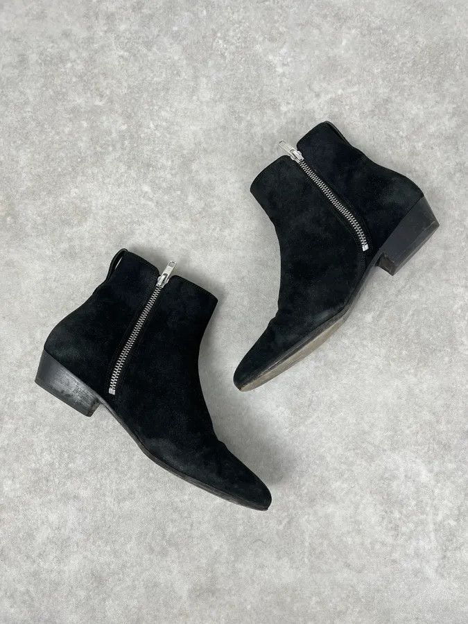 Isabel Marant Isabel Marant Black Suede Leather Boots Size US 7 / IT 37 - 3 Thumbnail
