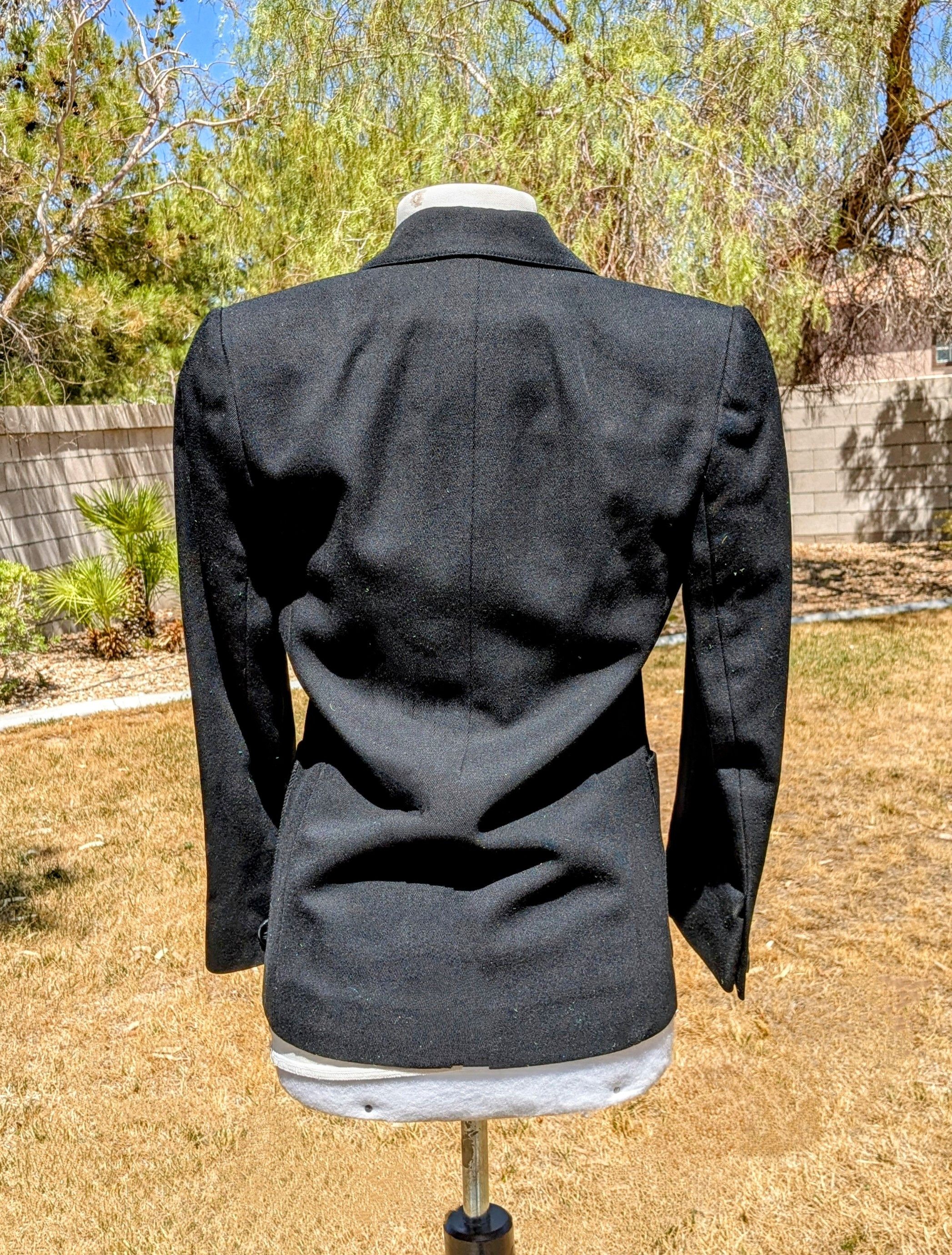 Other Schrader Sport Petites Single-Button Wool Blazer Jacket Size M / US 6-8 / IT 42-44 - 4 Thumbnail