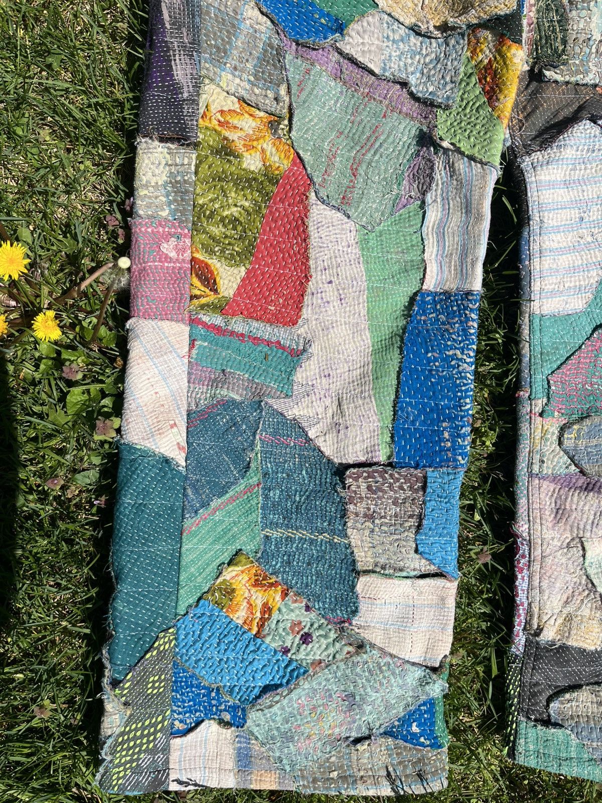Kentucky Boy Tyler × Vintage Kentucky Boy Tyler Dogma Patchwork Pants 38 Size US 38 / EU 54 - 7 Thumbnail