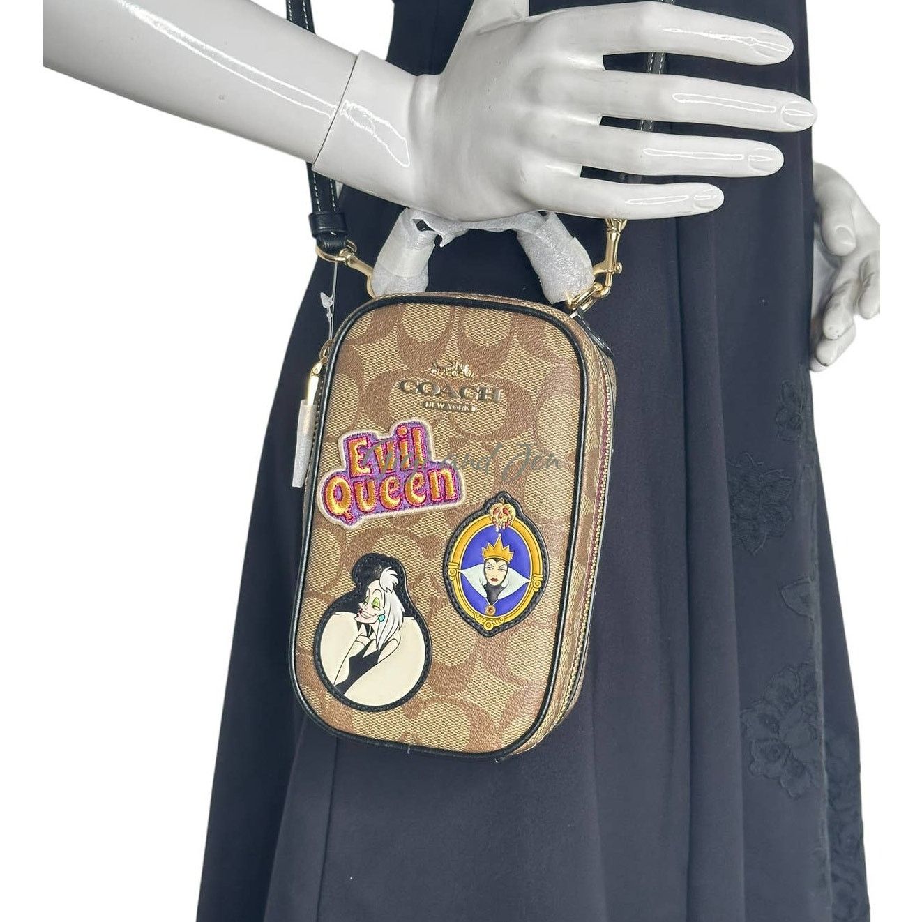 Coach Coach Disney Phone Crossbody In Signature Canvas W/ Patches Size ONE SIZE - 6 Thumbnail