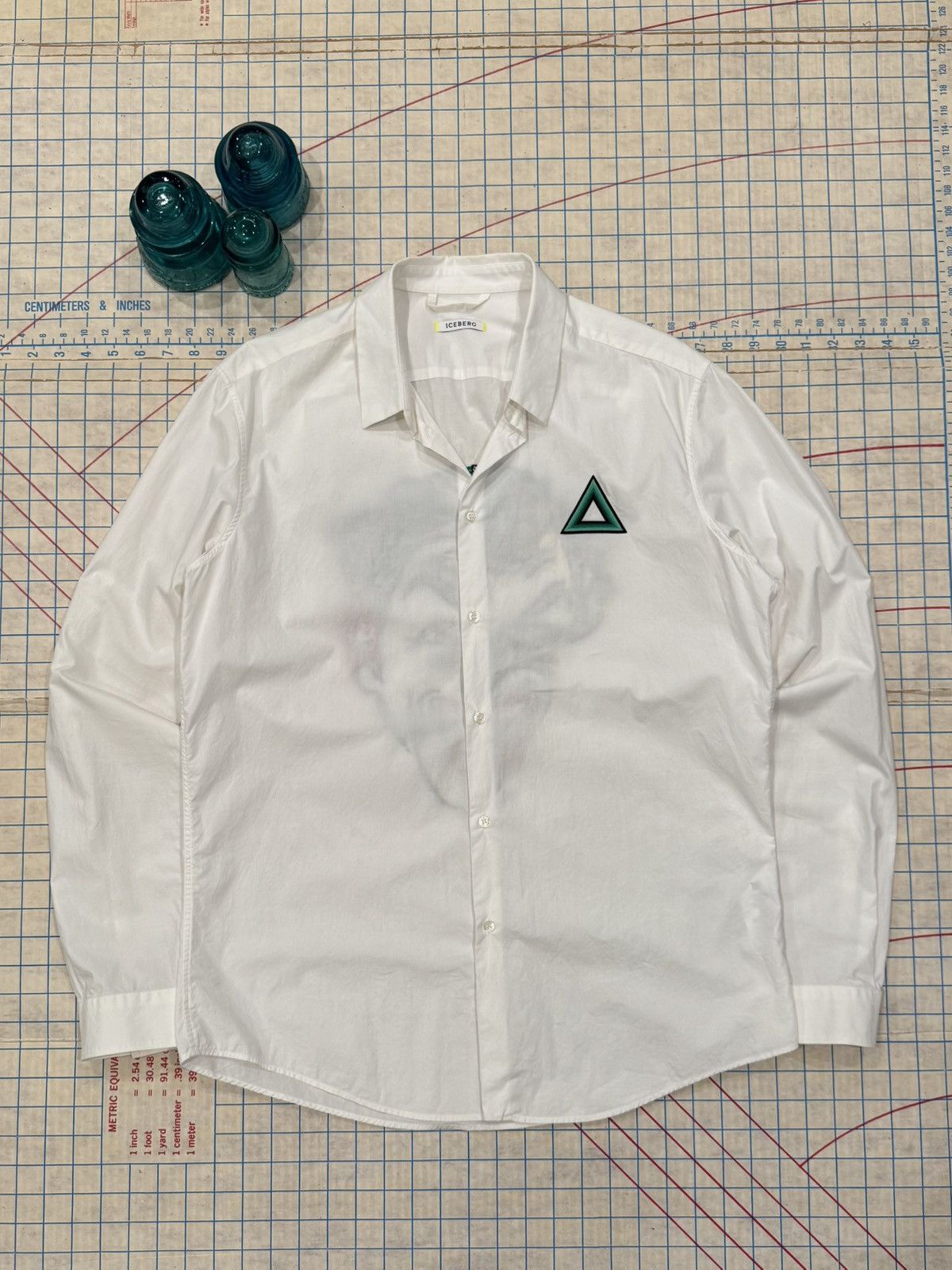 Iceberg Iceberg Batman The Joker Embroidered Button Up Shirt XL Whit Size US XL / EU 56 / 4 - 4 Thumbnail