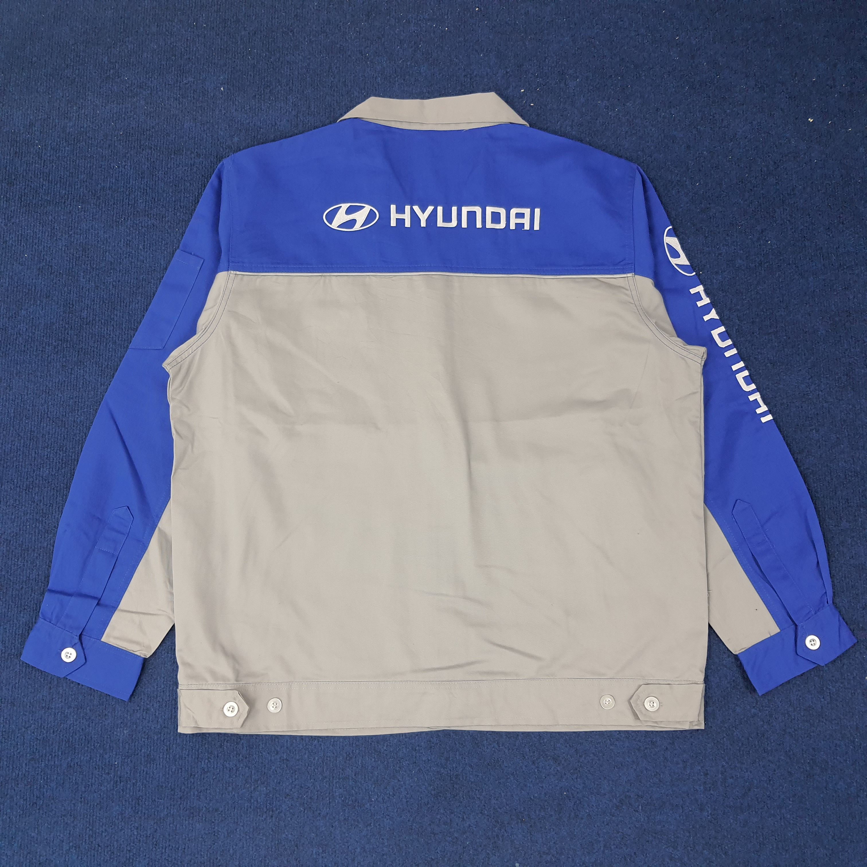 Vintage Vintage Hyundai Motorsports Racing Jacket C219N35 Size US L / EU 52-54 / 3 - 1 Thumbnail