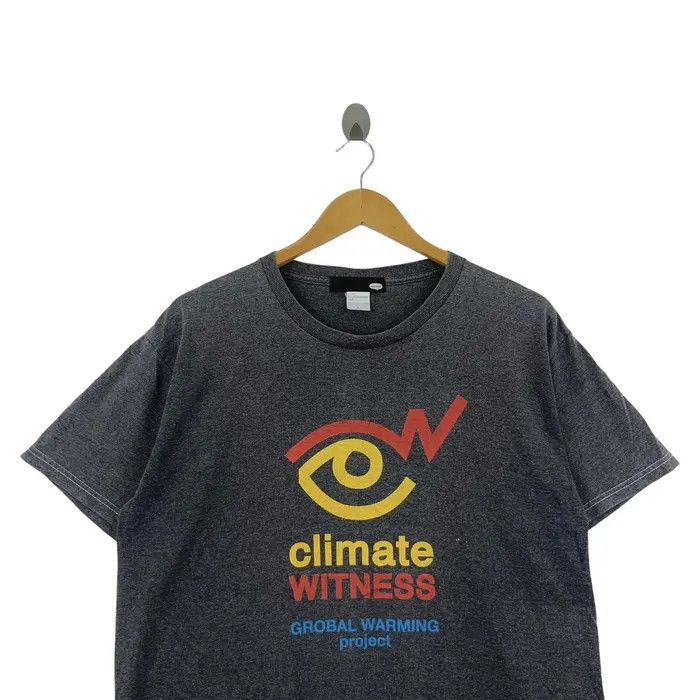 Vintage GLOBAL WARMING PROJECT Climate Witness WWF Tee Shirt Size L / US 10 / IT 46 - 2 Thumbnail