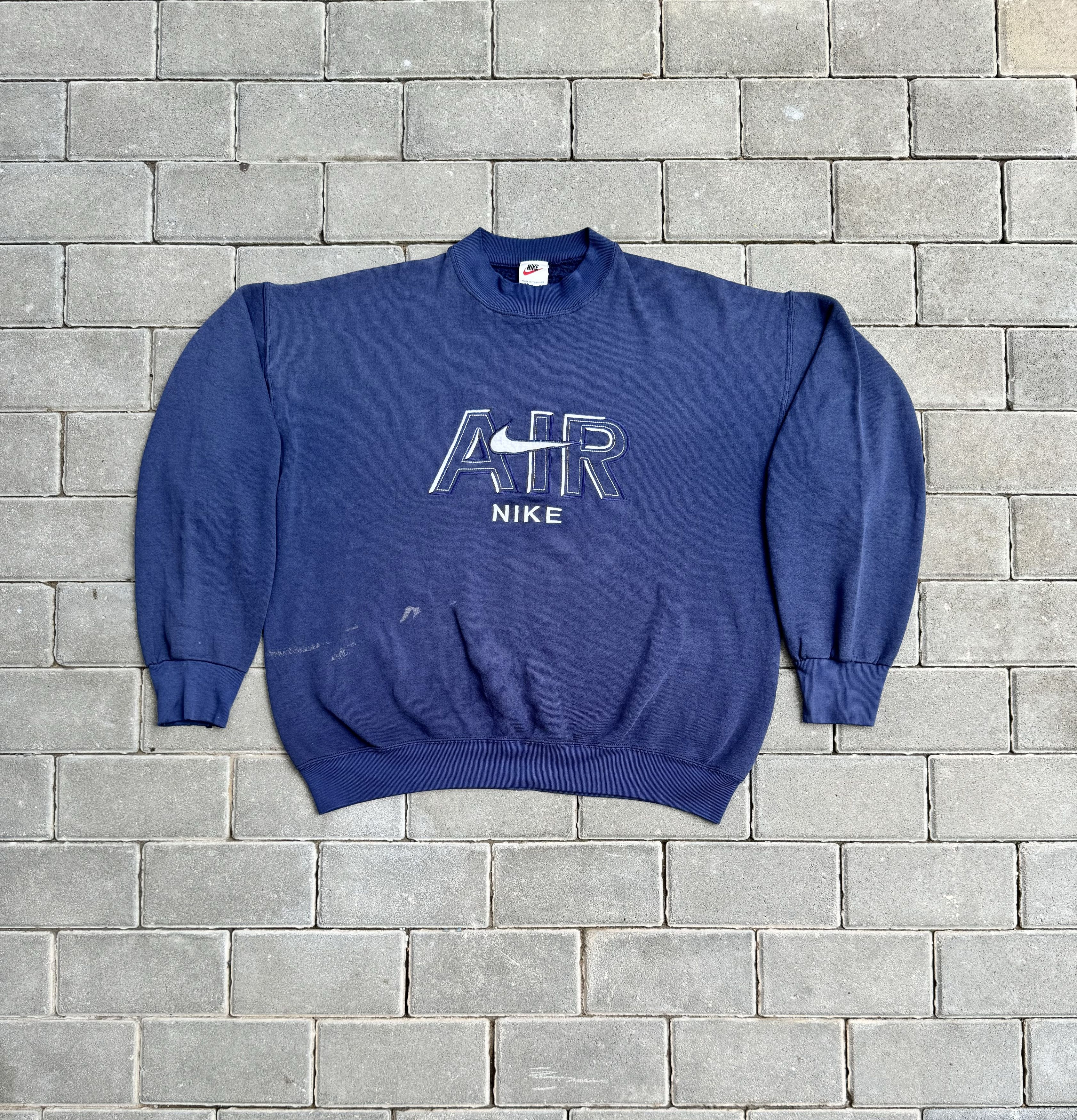 Nike Vintage Nike Air Crewneck 90s Size US M / EU 48-50 / 2 - 1 Thumbnail