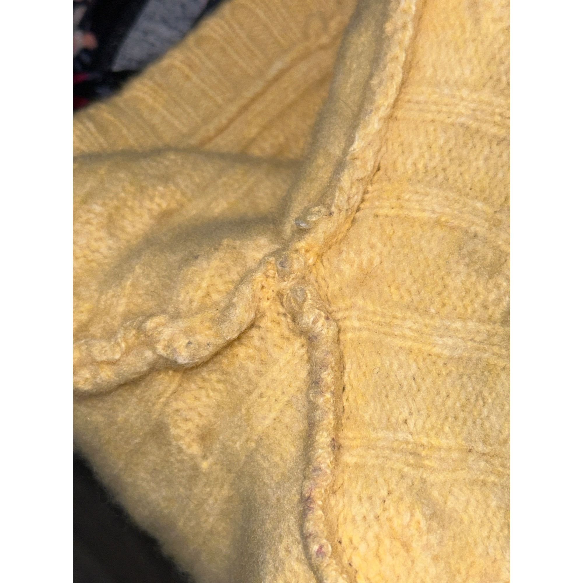 Abercrombie & Fitch Abercrombie & Fitch Yellow Cable Knit Wool Hoodie Sweater Wo Size M / US 6-8 / IT 42-44 - 16 Thumbnail