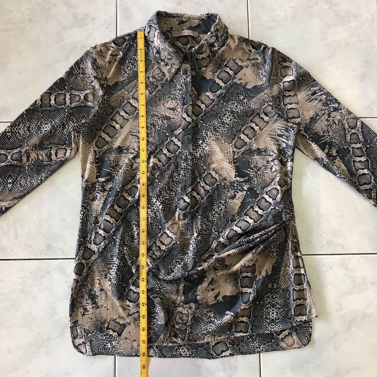 Vintage Demian Snake Skin Asian Style Korean & Japanese Vintage Size L / US 10 / IT 46 - 22 Thumbnail