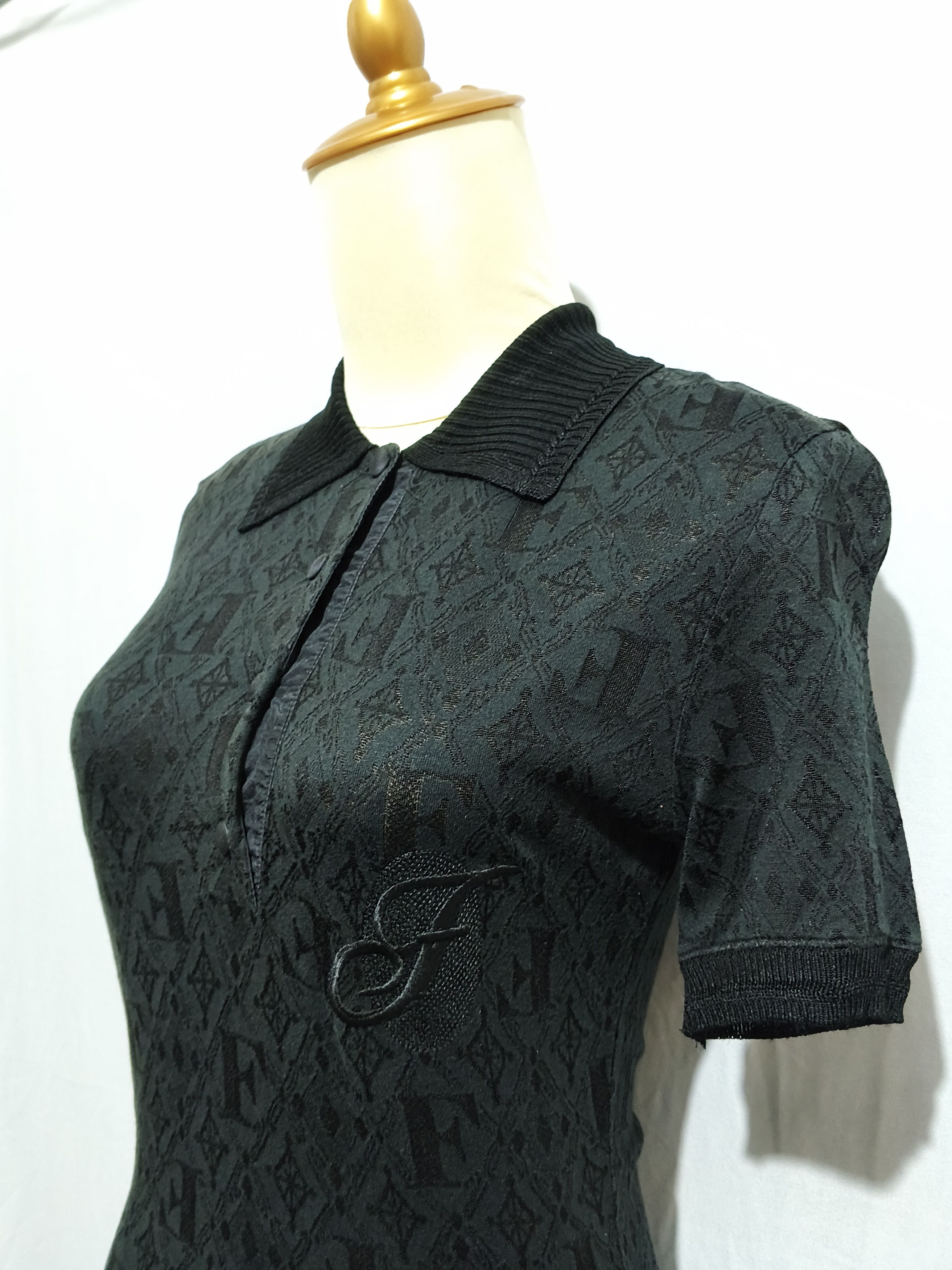 Gianfranco Ferre Vintage Gianfranco Ferre Monogram Polos Size M / US 6-8 / IT 42-44 - 4 Thumbnail