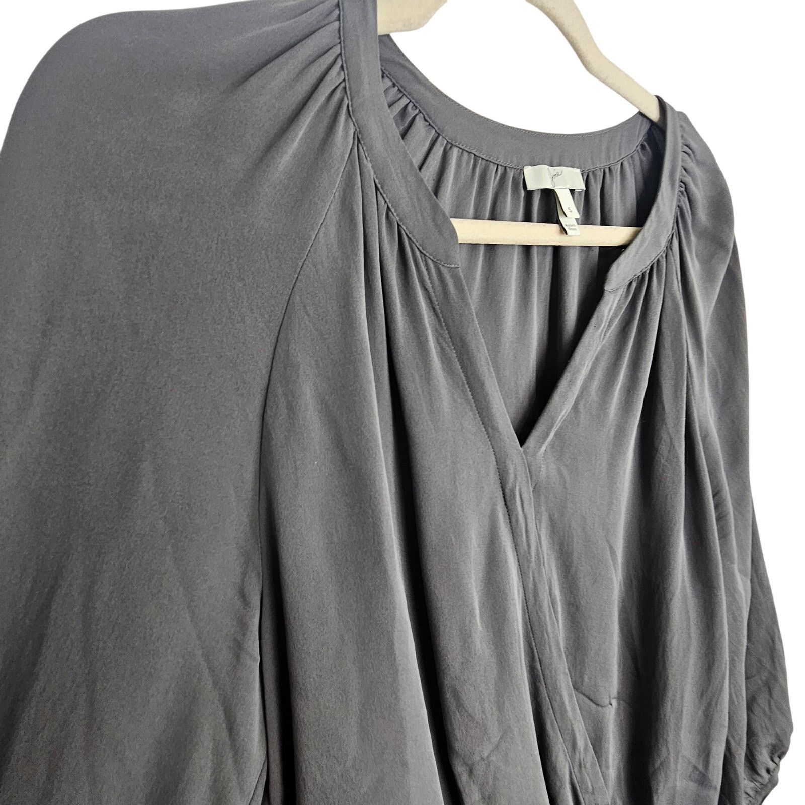 Joie Joie Womens Silk Blouse Size S Quiet Luxury Capsule Wardrobe Size S / US 4 / IT 40 - 5 Thumbnail