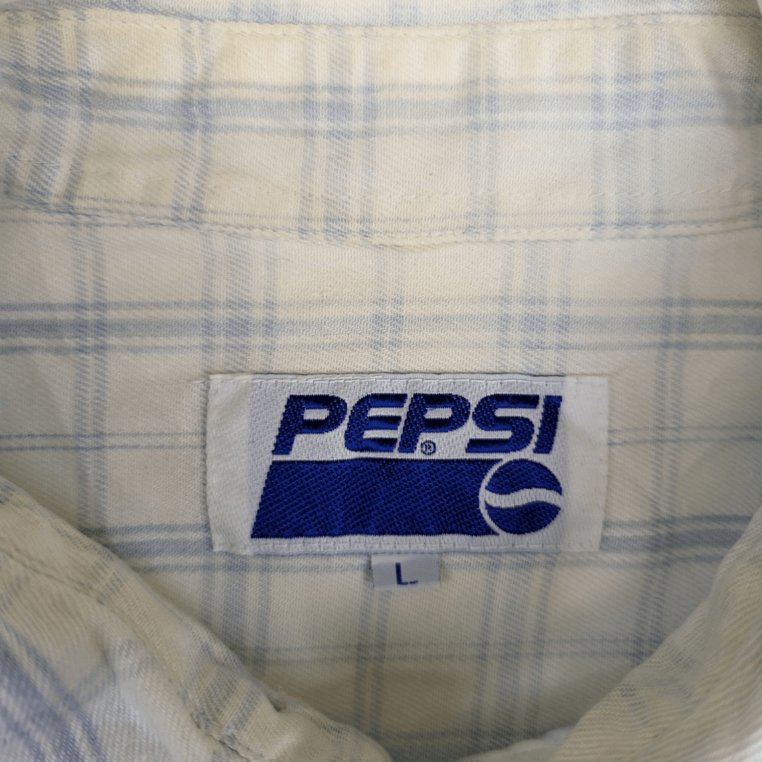 Pepsi Vintage PEPSI Check Button Up Shirt Flannel Cowboy Style Size US L / EU 52-54 / 3 - 11 Thumbnail