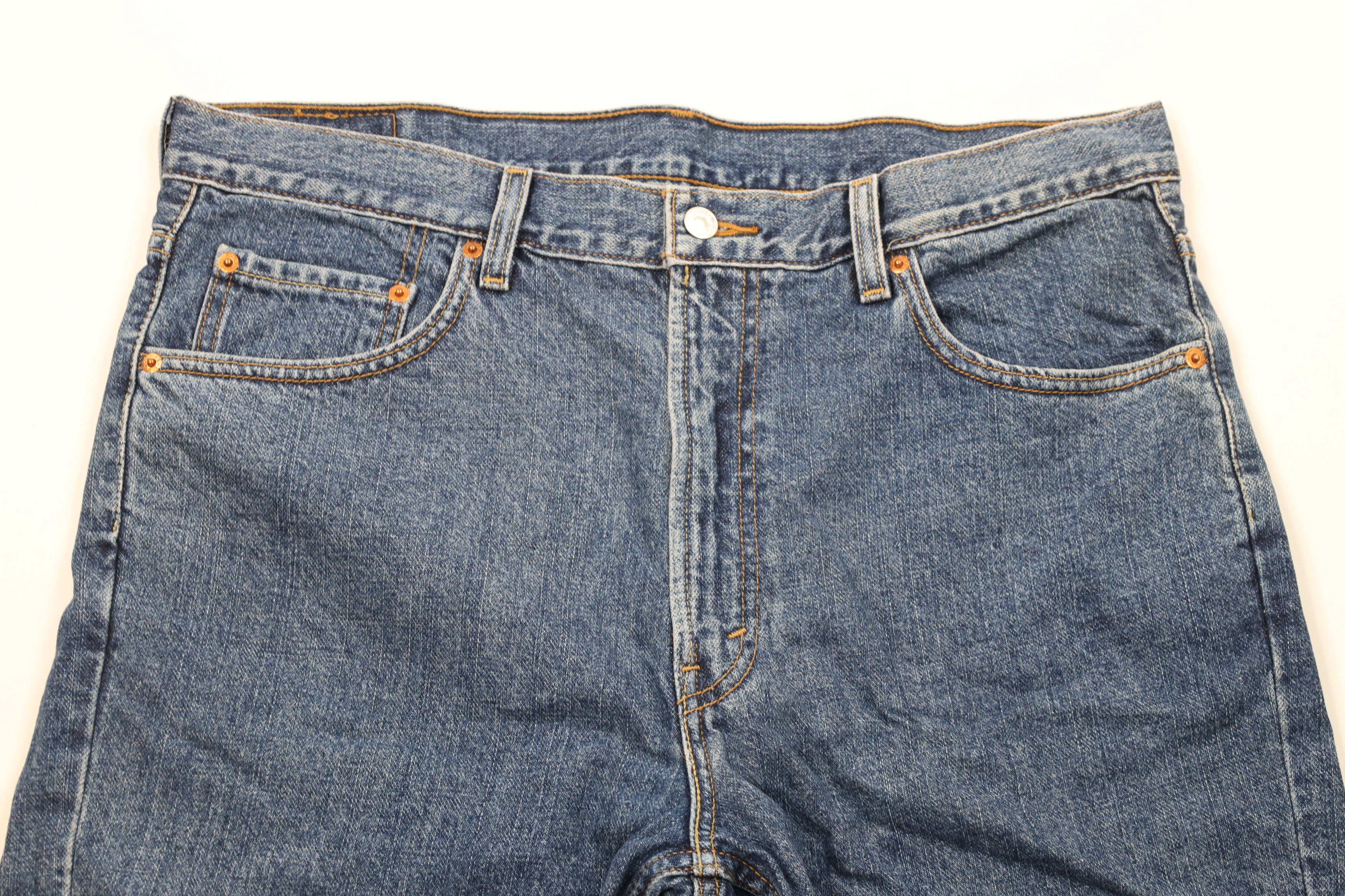 Levi's × Vintage Vintage Y2K Levis 505 Regular Fit Denim Jean Shorts Jorts Size US 36 / EU 52 - 2 Thumbnail