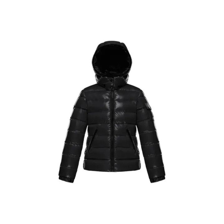 Moncler Moncler Bady Kids Shiny Logo Hooded Short Down Jacket Size US S / EU 44-46 / 1 - 1 Thumbnail