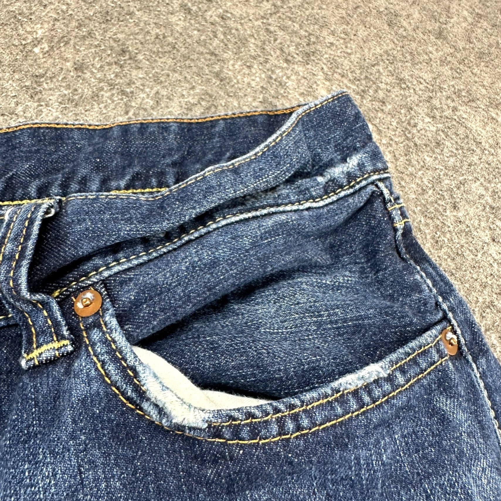 Uniqlo Uniqlo Jeans Men 33x29 Blue Denim Straight Regular Fit Dark Wash City USA Style Thread: Denim - Jeans - Uniqlo - Men - 33x29 Size US 33 - 4 Thumbnail