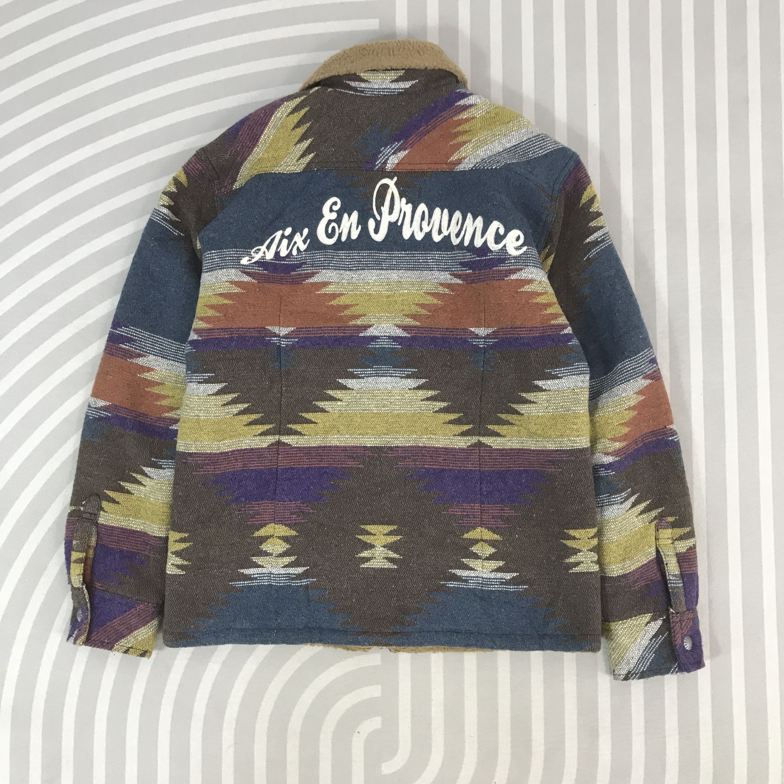 Japanese Brand Vintage Redsoul Aix En Provence Navajo Design Jacket Size US M / EU 48-50 / 2 - 1 Thumbnail