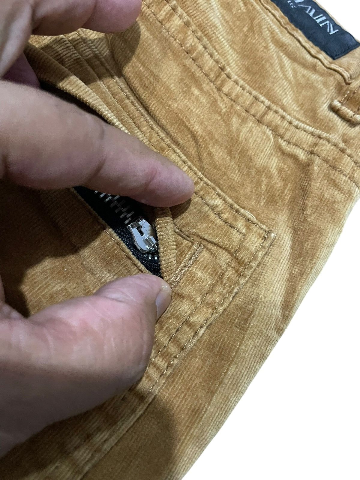 Balmain Balmain Velvet Corduroy Destroyed Pants Size US 33 - 20 Thumbnail