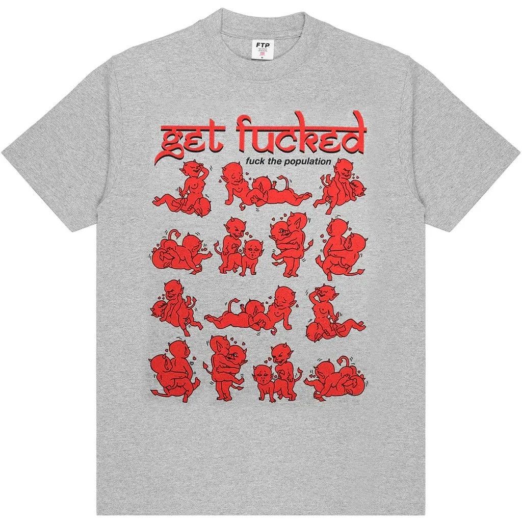 専用　FTP fuck the population Tシャツ XL FTP fuck the population - メルカリ